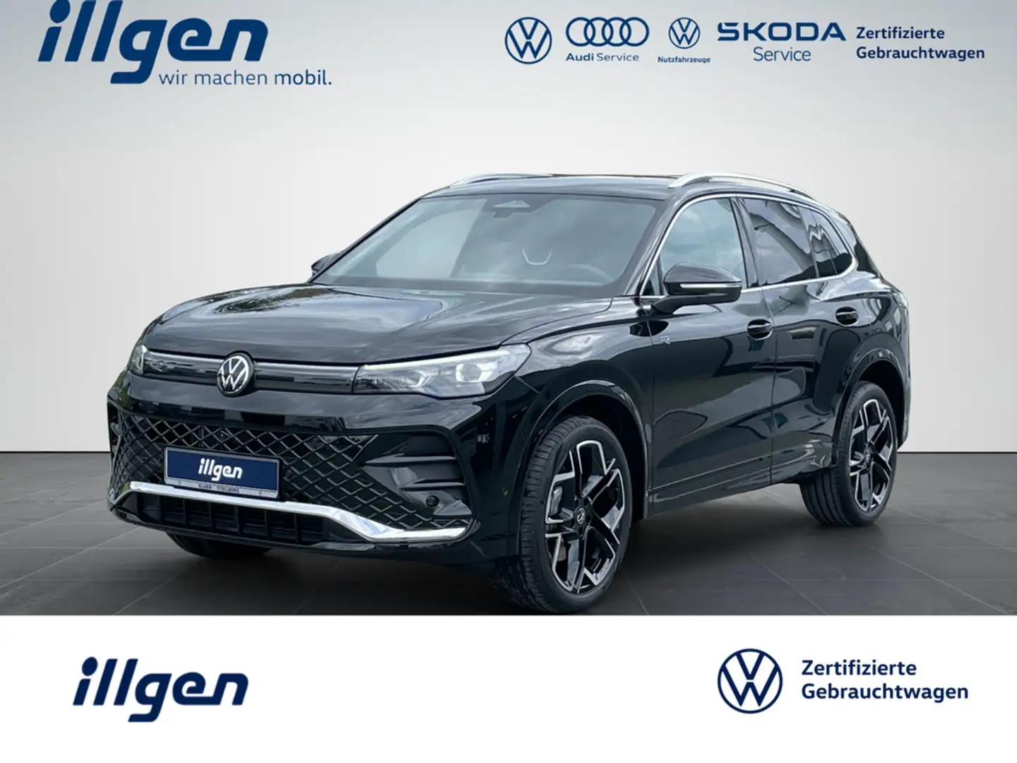 Volkswagen Tiguan 2.0 TSI R-Line 4MOTION DSG+MATRIX+AHK+DCC-PRO Schwarz - 1