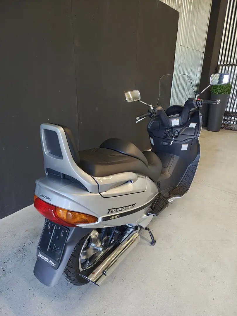 Suzuki Burgman 400 - SOLO EXPORT Argent - 2