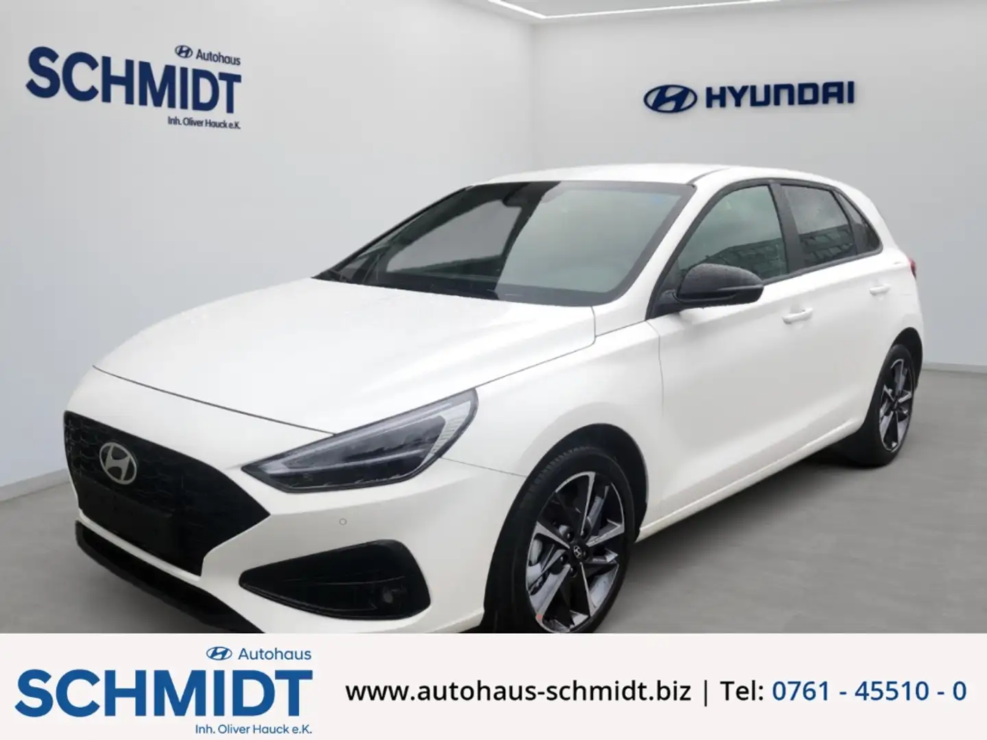 Hyundai i30 Advantage 48v1.5 T-GDI Navi Kamera LED Apple CarPl Weiß - 1