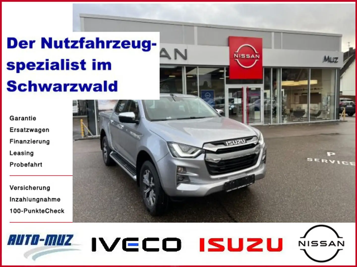 Isuzu D-Max ISUZU  D-Max LSE  Double Cab 4x4  AHK Lede Argent - 1