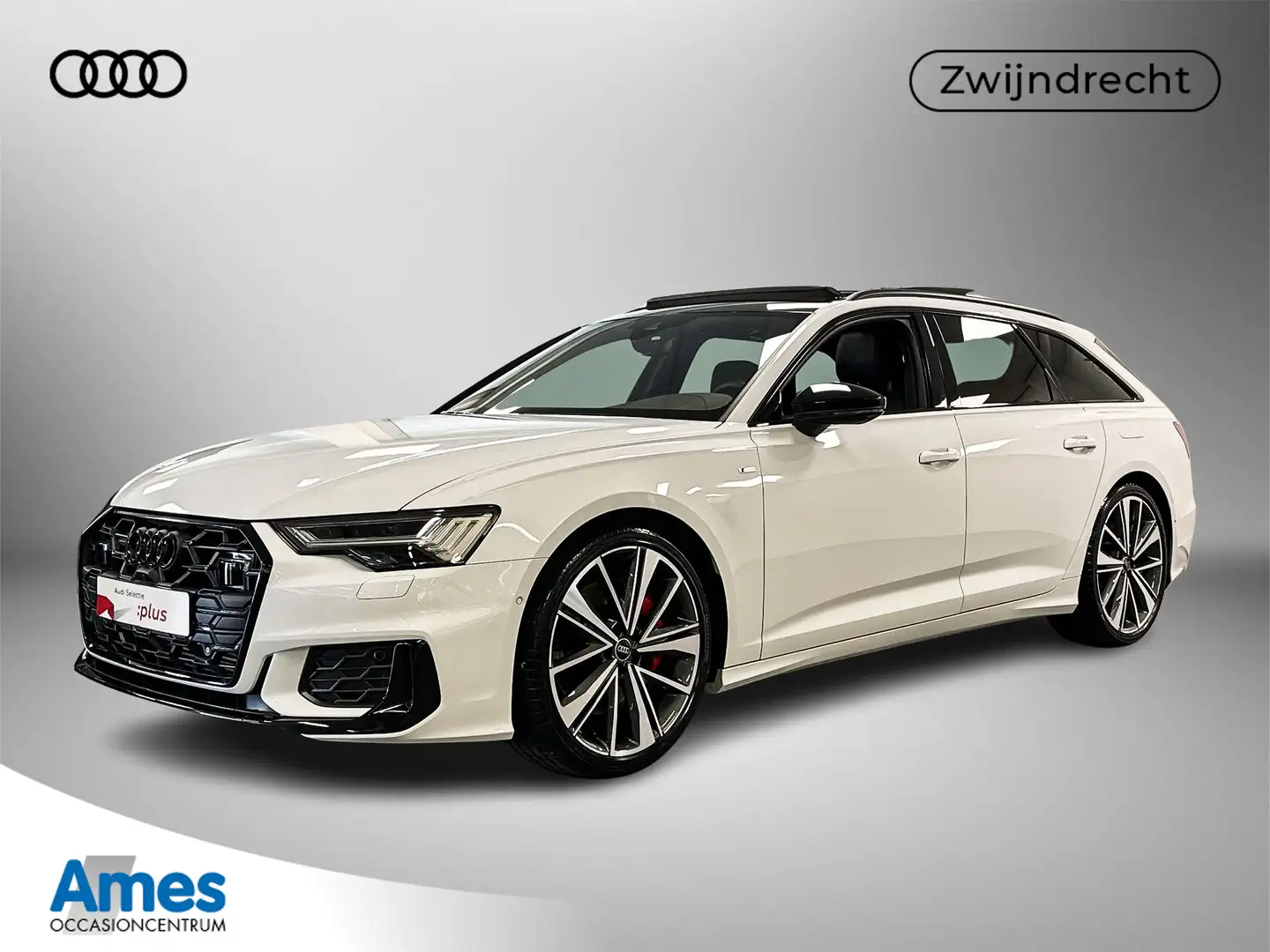 Audi A6 Avant 55 TFSI e 367pk quattro S edition Trekhaak / Wit - 1