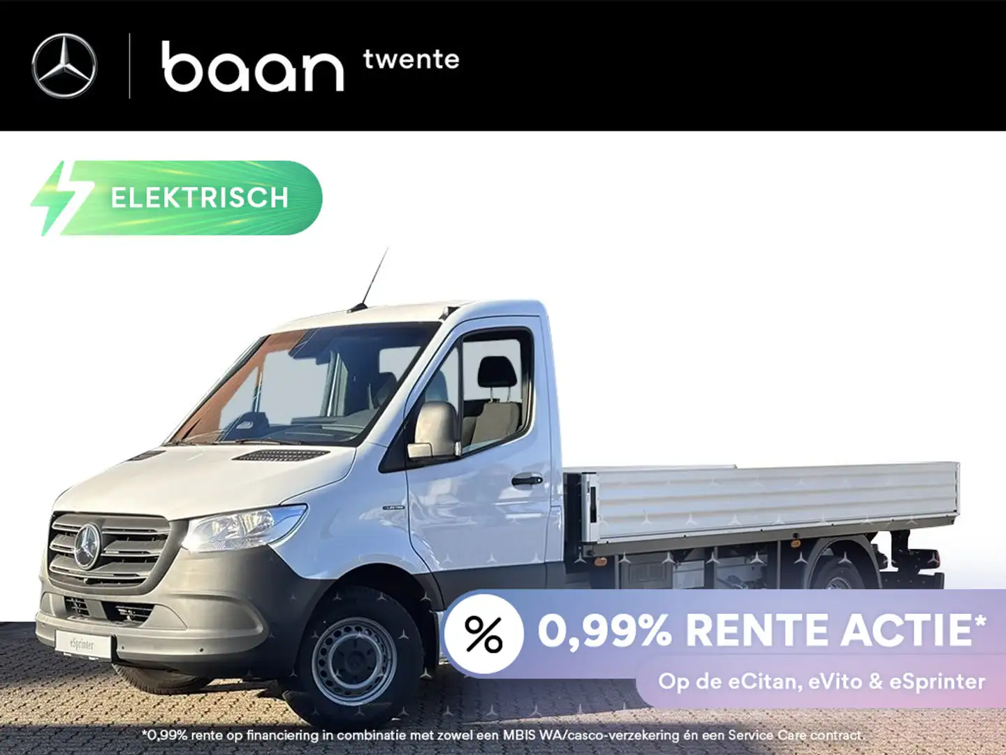 Mercedes-Benz 420 eSprinter Chassis L3 Pro 81kWh I 4250 GVW icm B-ri Blanco - 1