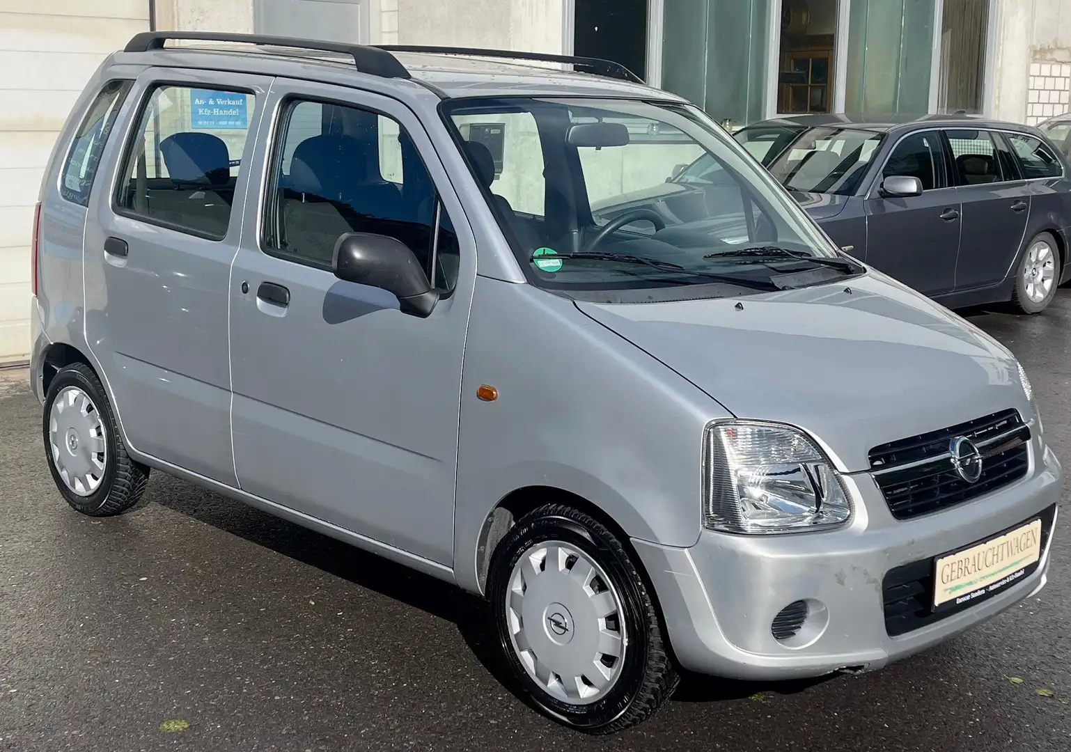 Opel Agila 1.2 Basis 1.HAND KLIMA Org. 45 TKM Silber - 2
