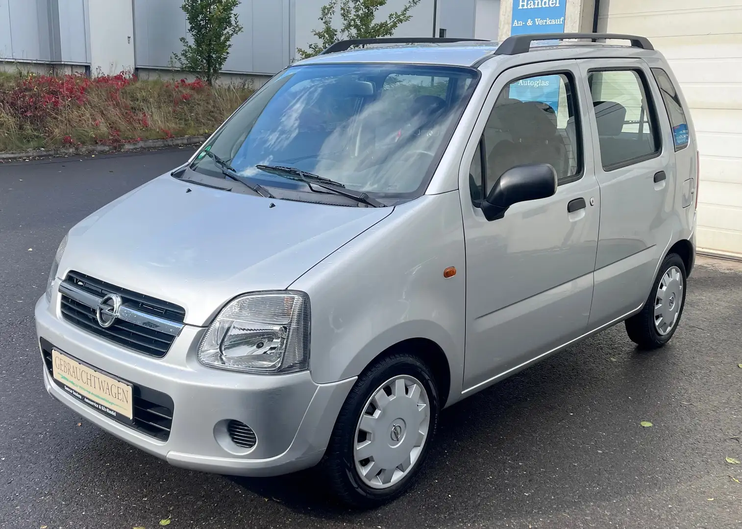 Opel Agila 1.2 Basis 1.HAND KLIMA Org. 45 TKM Silber - 1