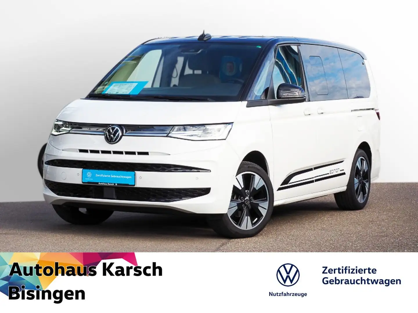 Volkswagen T7 Multivan Multivan T7 Edition 2.0 TDI DSG LÜ AHK, NAVI, STAN Weiß - 1