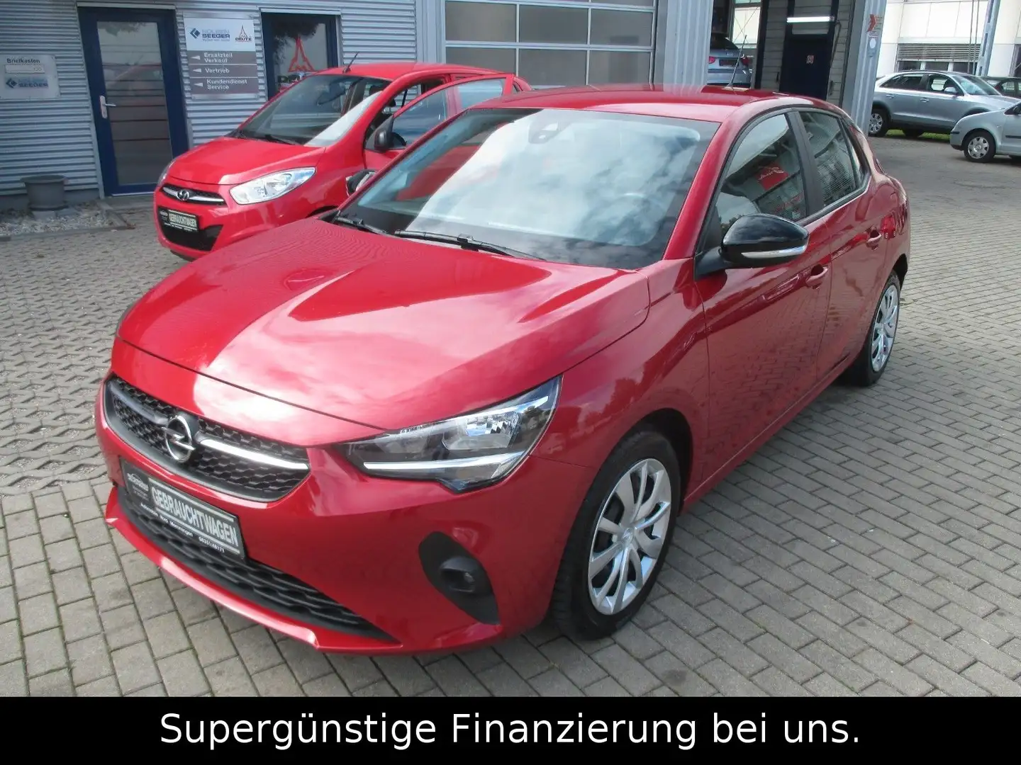 Opel Corsa F Edition,1-HAND,GARANTIE,KLIMA Rouge - 1