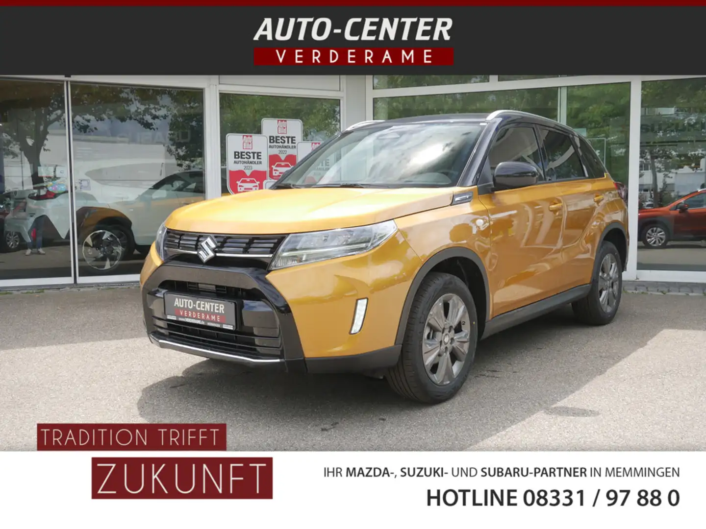 Suzuki Vitara 1.5 Hybrid AGS Comfort KAMERA ACC LED Geel - 1