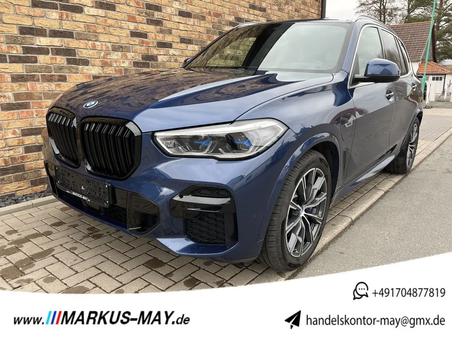BMW X5 xDrive 45e M Sport Laser ACC 20"Alu HeadUp Blau - 1