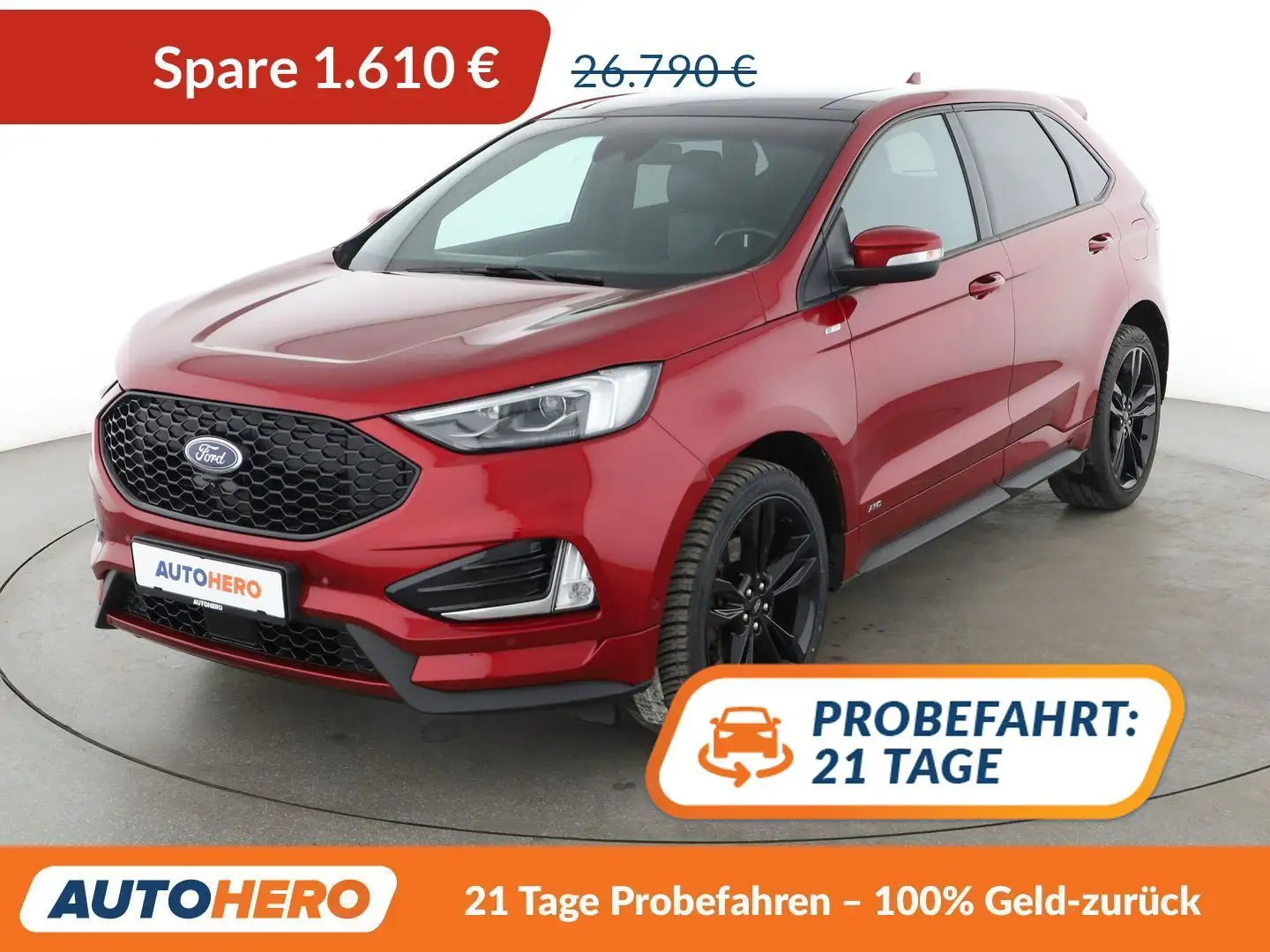 Ford Edge 2.0 TDCi EcoBlue ST-Line 4x4 Aut.*NAVI*LED*ACC*CAM Rouge - 1