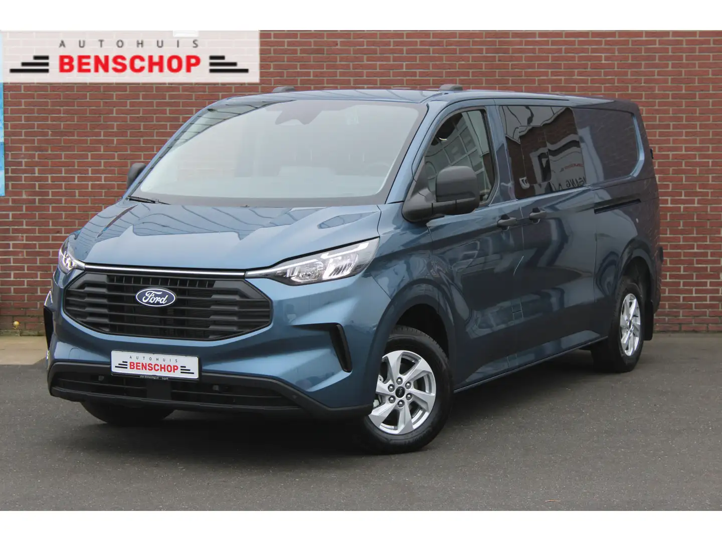 Ford Transit Custom 320 2.0 TDCI L2H1 Limited DC |ADAPTIVE.CRUISE|STOE Blauw - 1