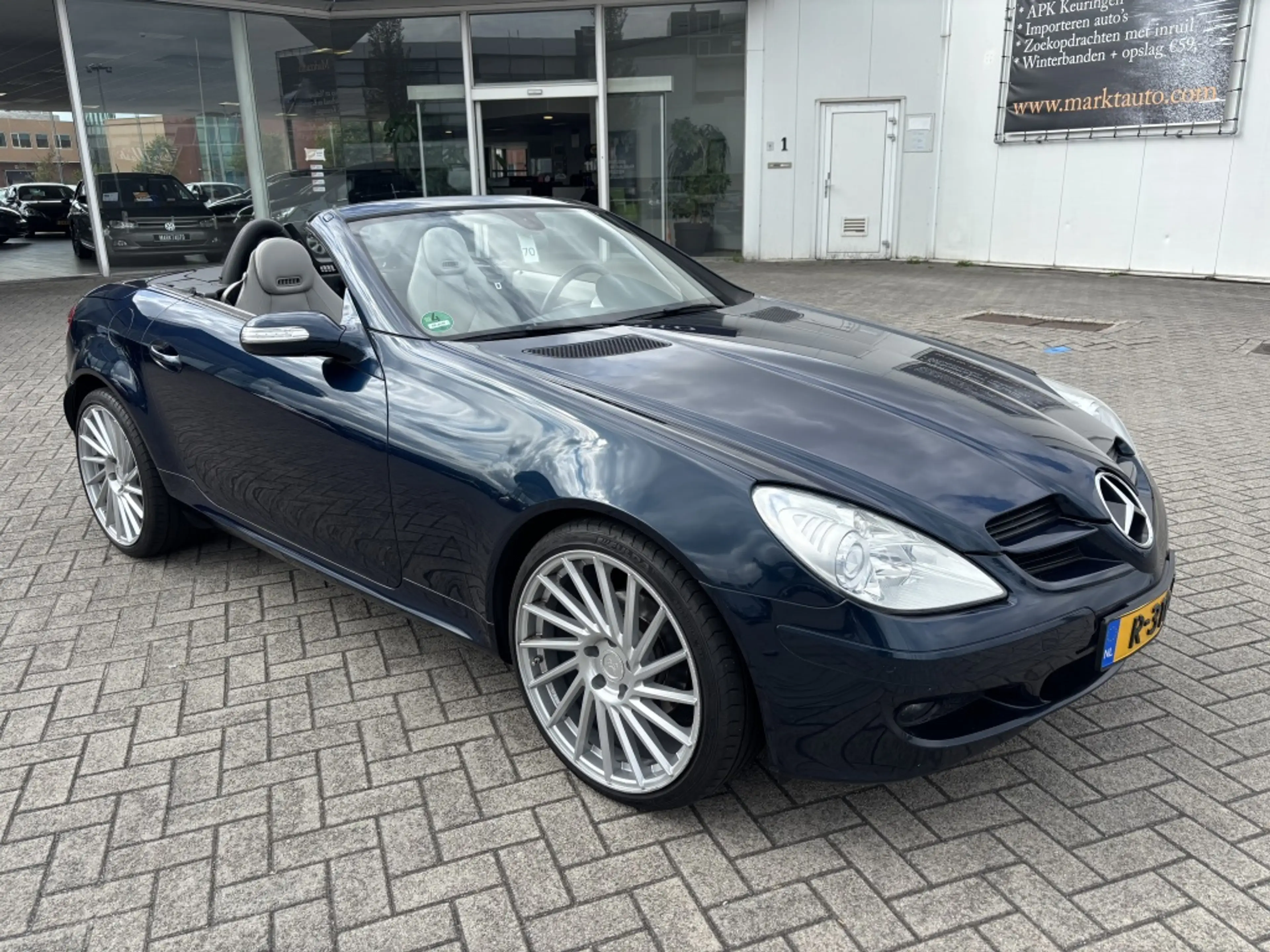 Mercedes-Benz SLK 200 K. Cruise Leder Stoelverwarming Parkeersensoren — photo 5