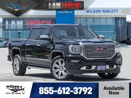 Black 2018 GMC Sierra 1500 Pickup Truck Four-Wheel Drive 8-Speed Automatic
