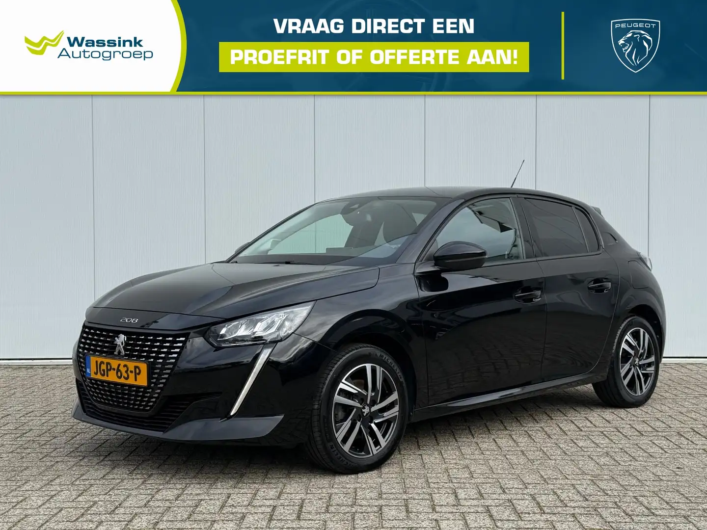 Peugeot 208 1.2 PureTech 100pk Allure Pack | Cruise Control | Noir - 1