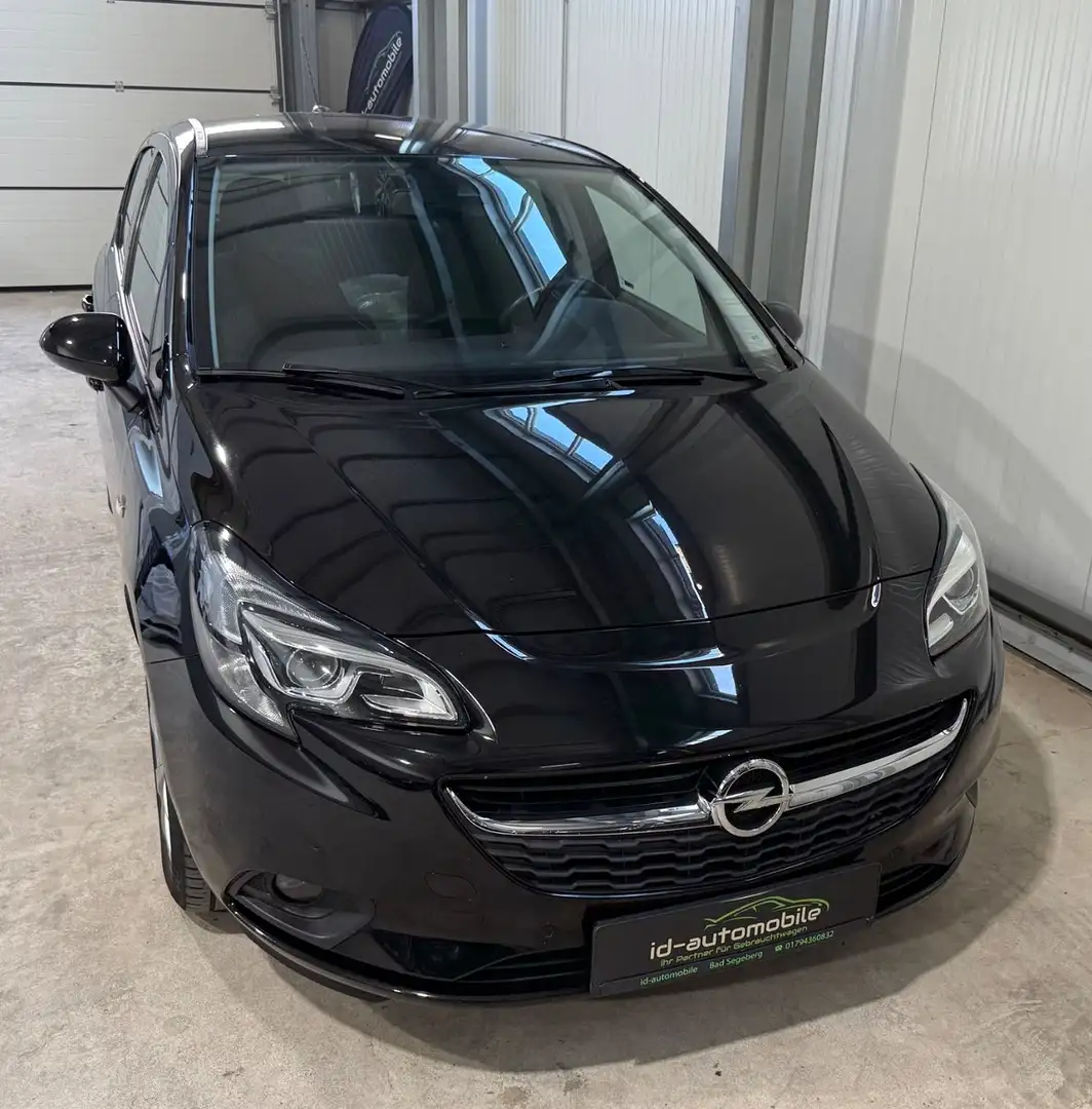 Opel Corsa E ON Automatik, Navi, R-Kamera, TÜV neu Noir - 2
