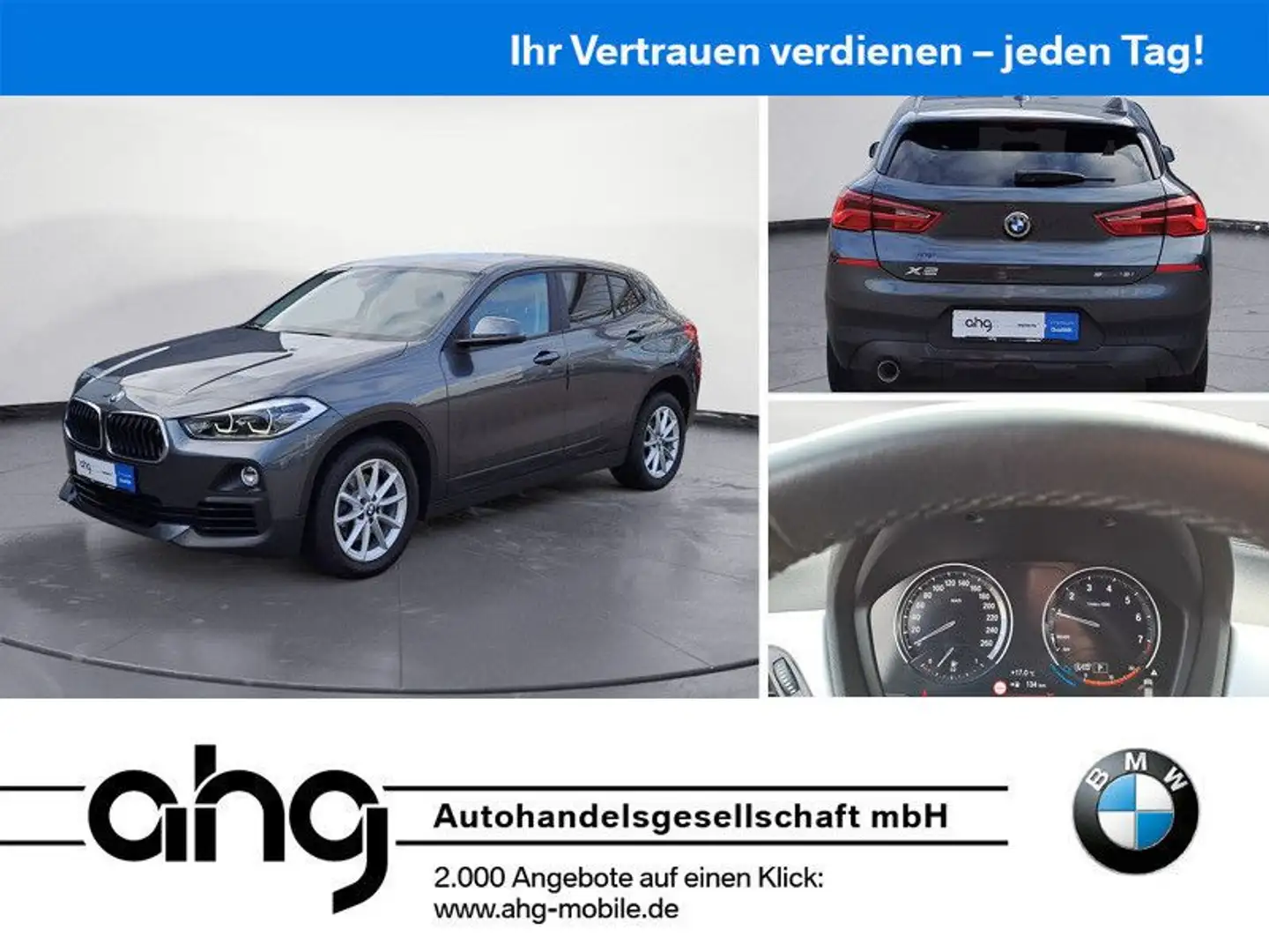 BMW X2 sDrive18i Advantage Bluetooth PDC Kurvenlicht Argent - 1