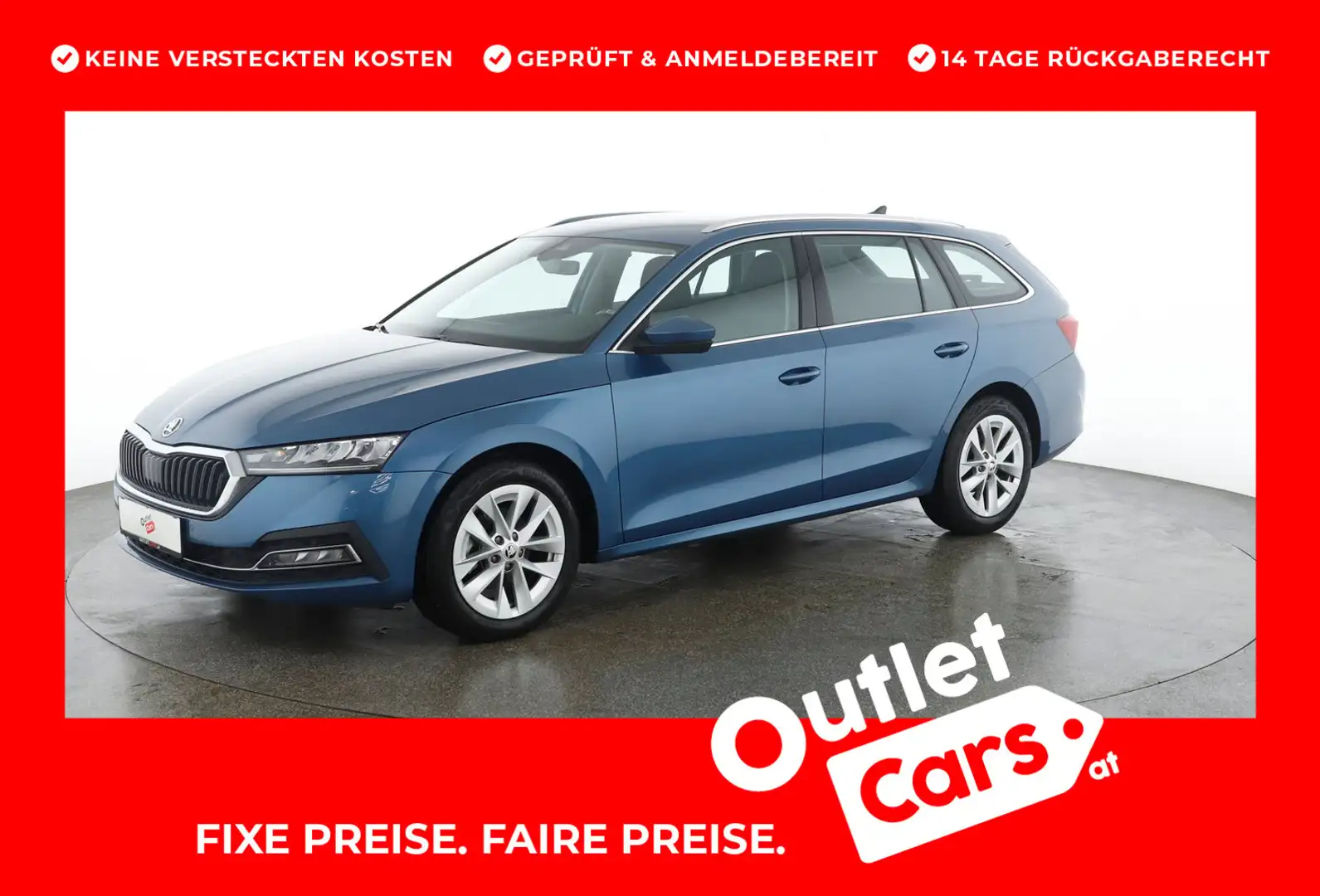 Skoda Octavia Style TDI DSG Blau - 1