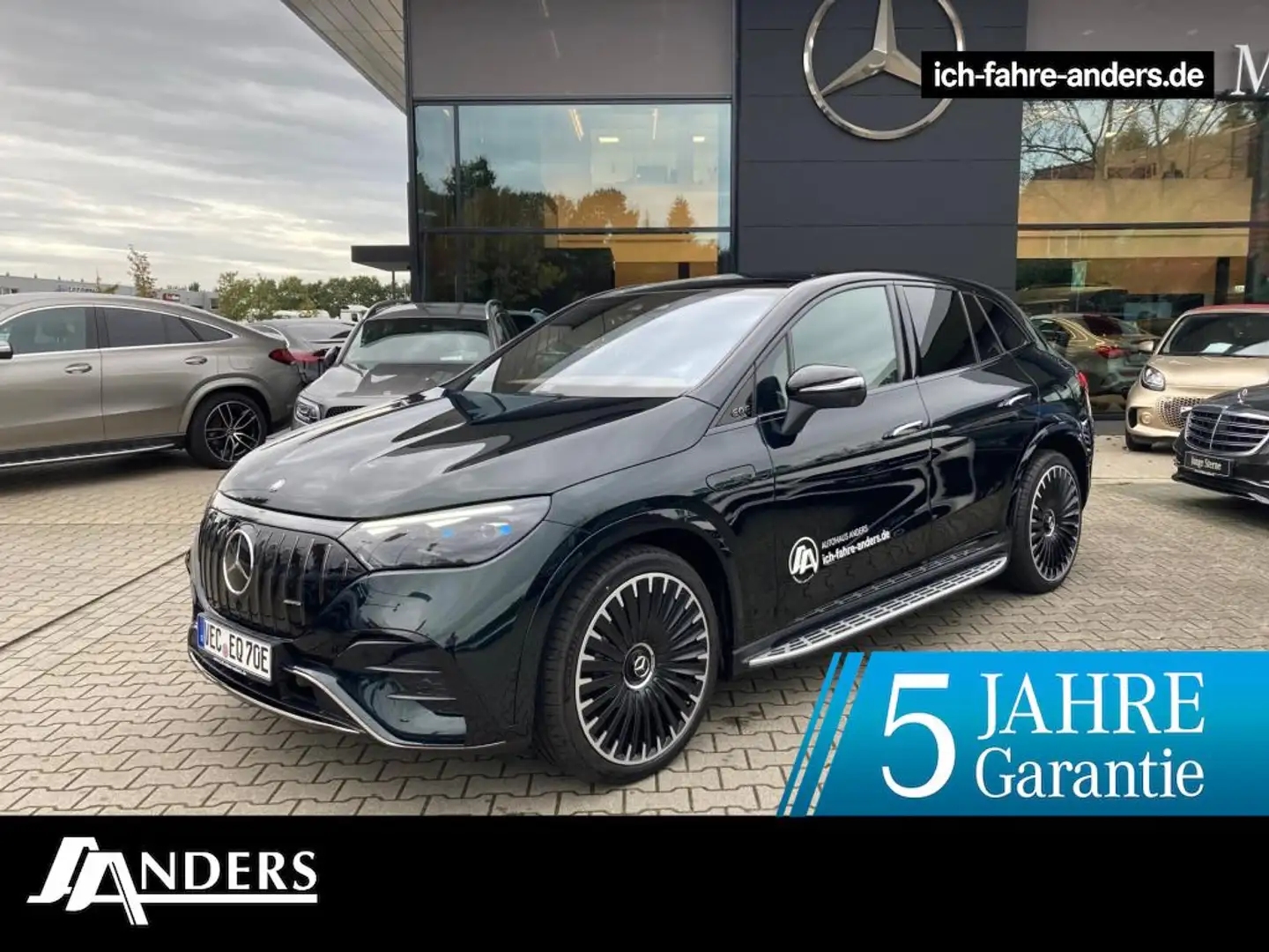 Mercedes-Benz EQE SUV 4M +SHZ+Pano+AHK+HUD+S-Sitz+ACC Verde - 1