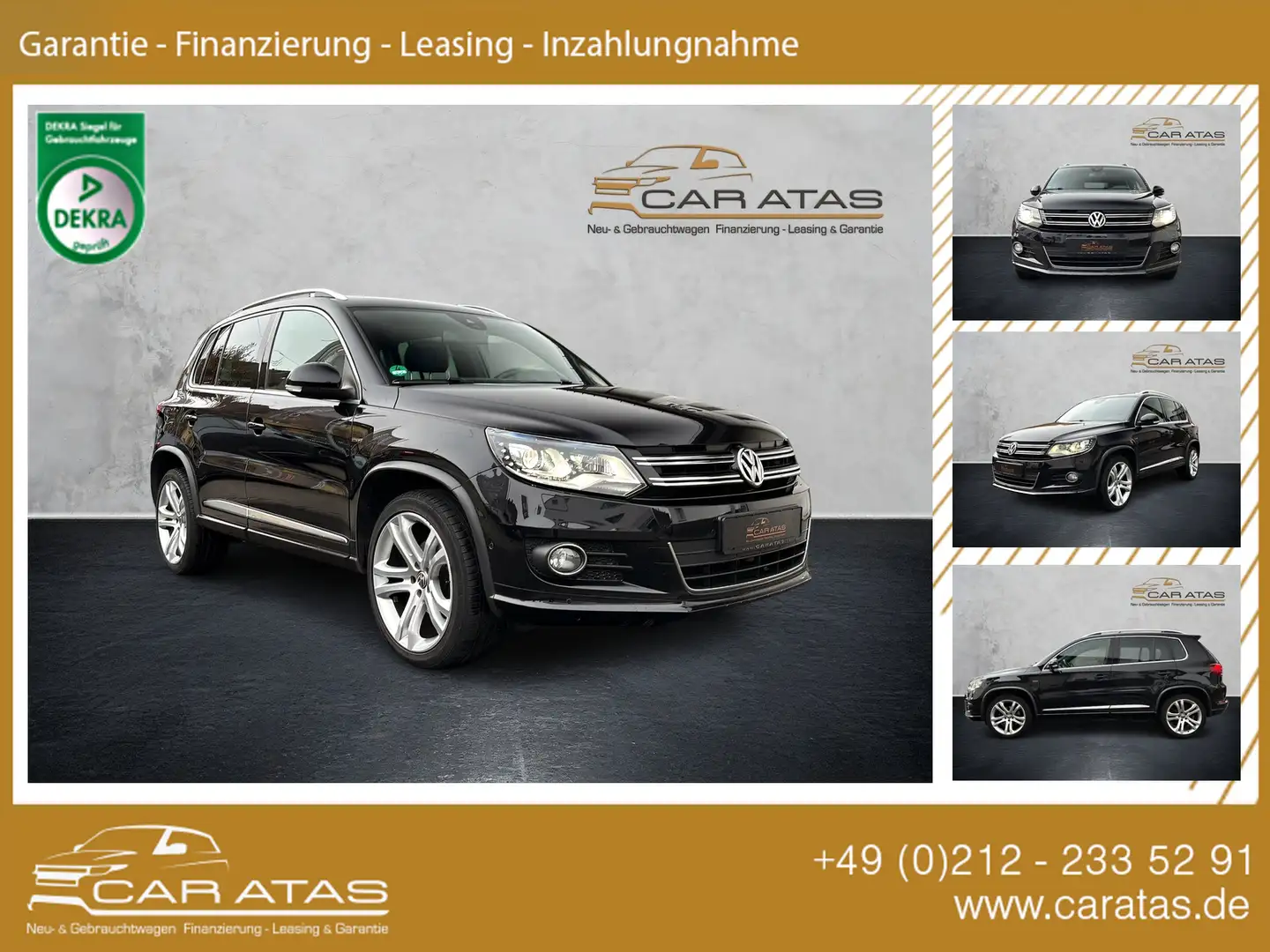 Volkswagen Tiguan 2.0 TDI 4Motion R LINE DYNAUDIO WEBASTO Schwarz - 1