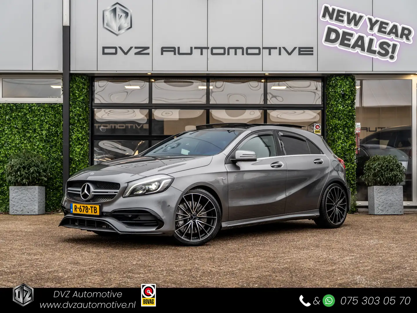 Mercedes-Benz A 45 AMG 381PK 4MATIC | Pano | Camera | Sfeer | 19"LMV | Grau - 1
