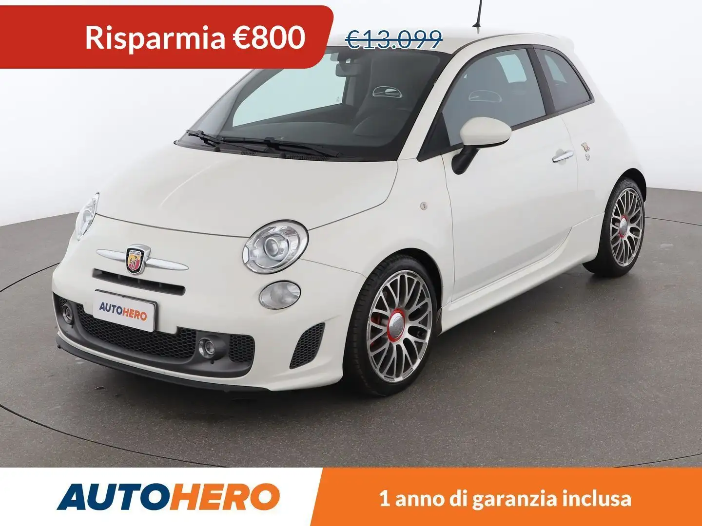 Abarth 595 1.4 Turismo 160 CV Biały - 1