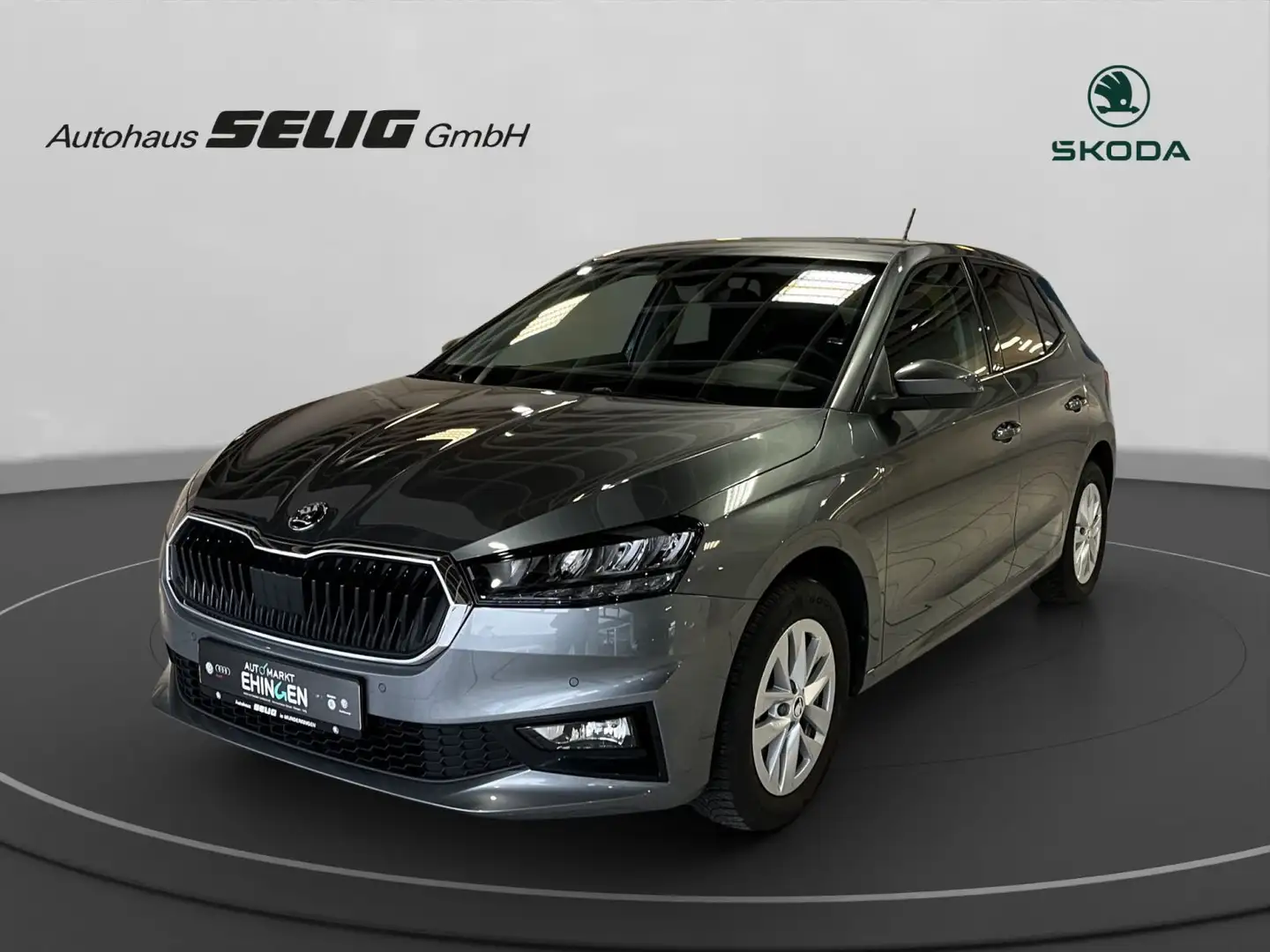 Skoda Fabia 1.0 TSI 95 PS Ambition,PDC,SH,Climatronic, Grijs - 1