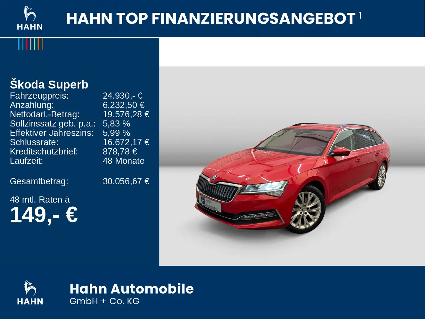 Skoda Superb Combi 1.4 TSI iV DSG Ambition AHK CAM ACC Rot - 2
