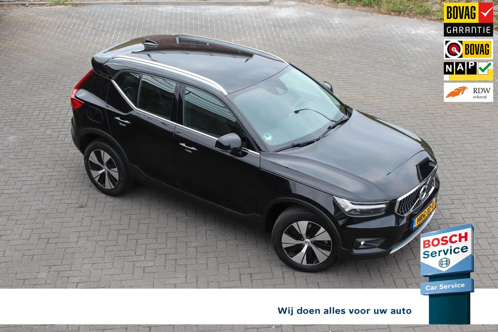 Volvo XC40 1.5 T5 Recharge Inscription, trekhaak, electr A kl Zwart - 1