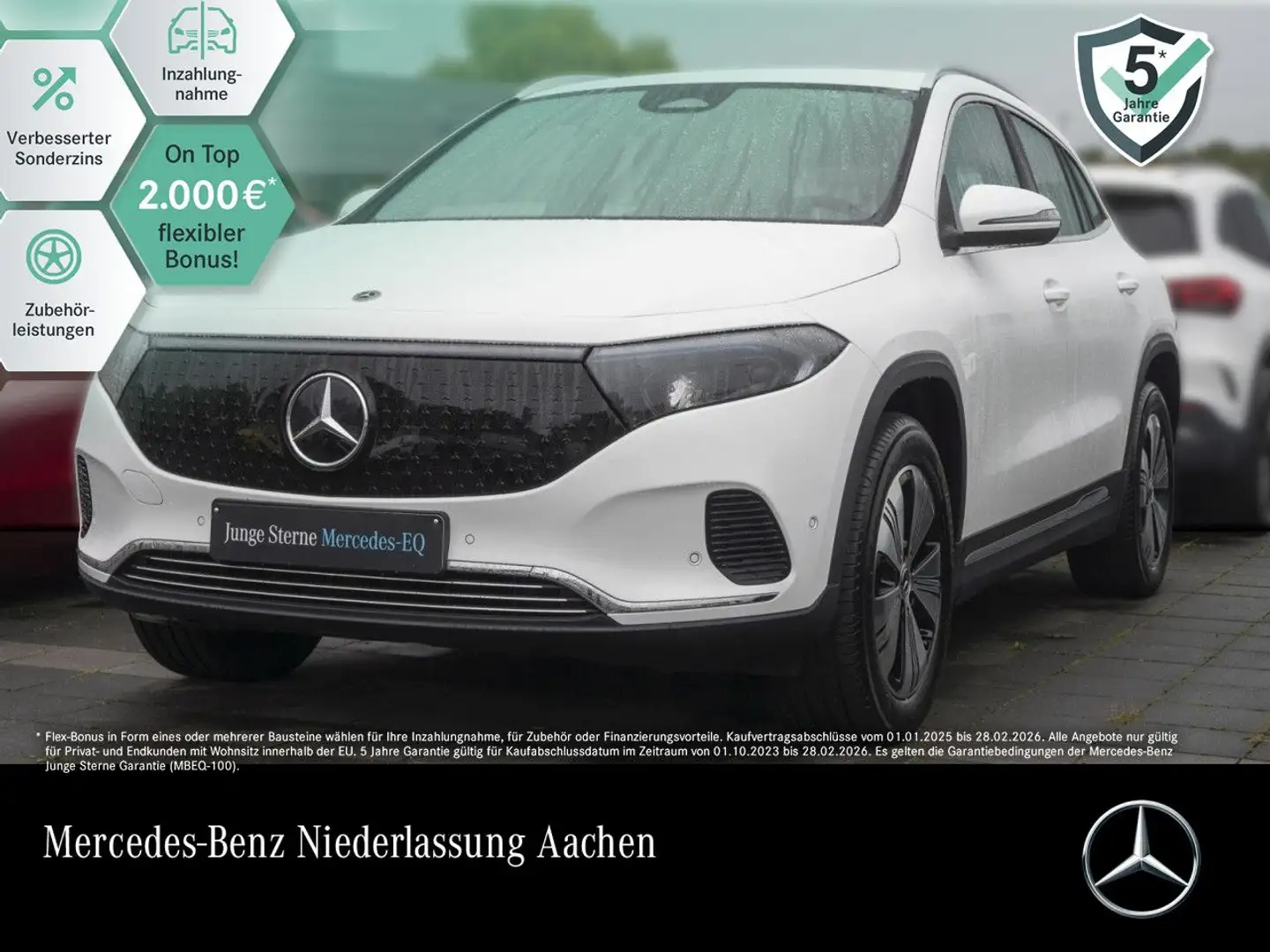 Mercedes-Benz EQA 300 4M PROG+ADVANCED+KAMERA+MEMORY+SPUR Weiß - 1