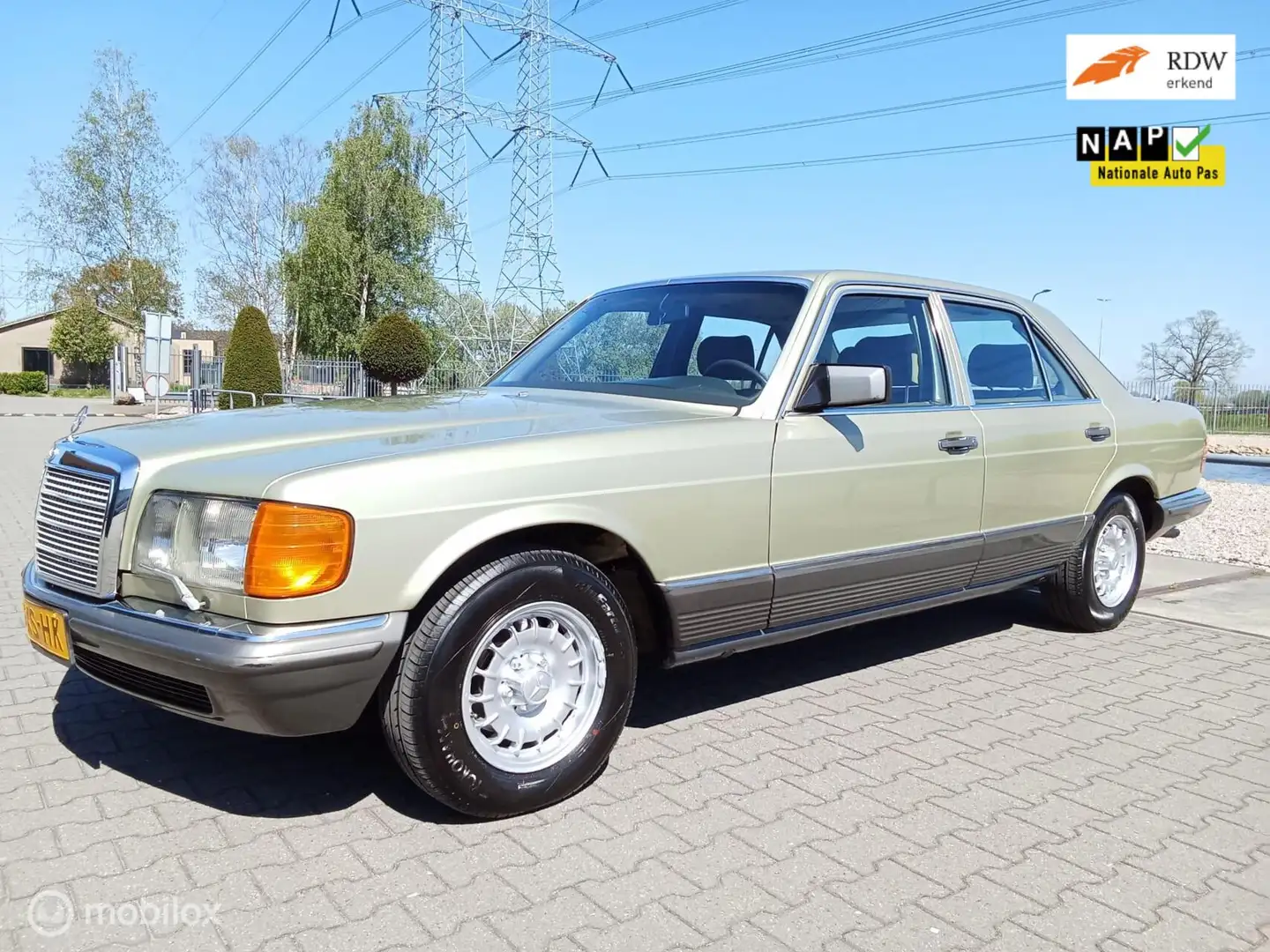 Mercedes-Benz S 380 SEL/airco/super netjes Grün - 1