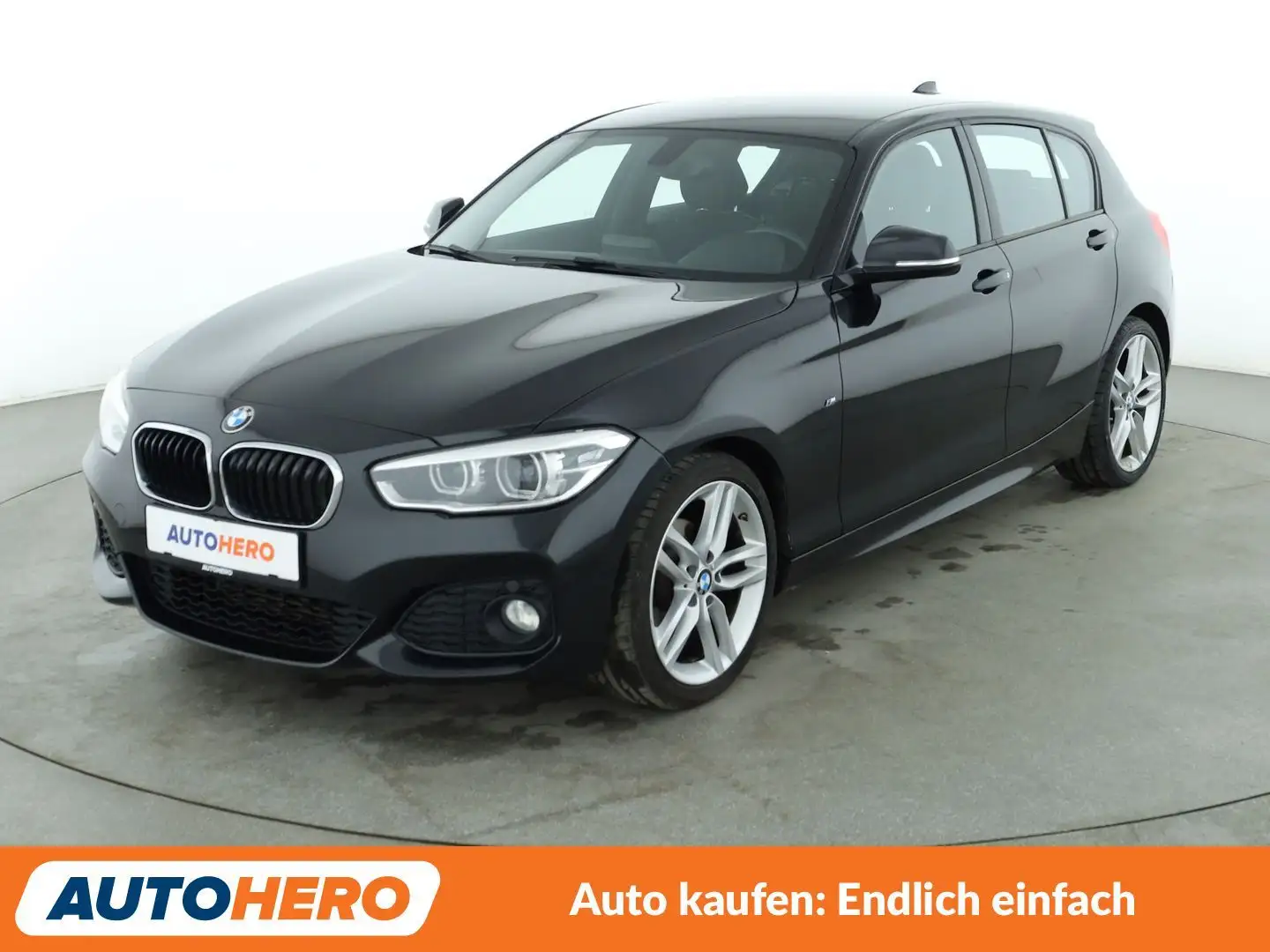BMW 118 118i M Sport *NAVI*PDC*SHZ*ALU*KLIMA* Noir - 1
