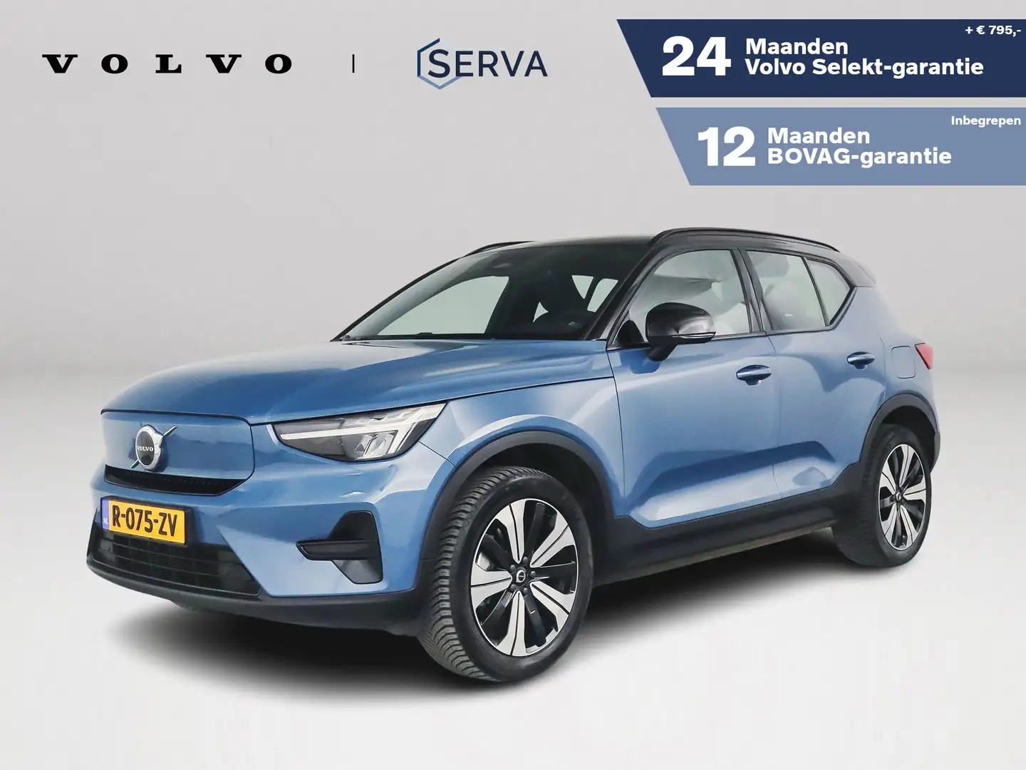 Volvo XC40 Recharge Plus 70 kWh | Stoel- en stuurverwarming | Blauw - 1