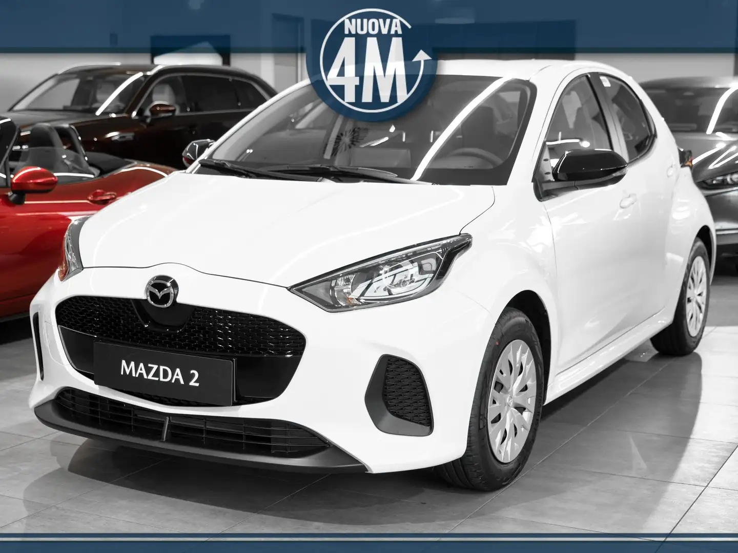 Mazda 2 1.5 VVT e- CVT Full Hybrid Prime Line Blanc - 1