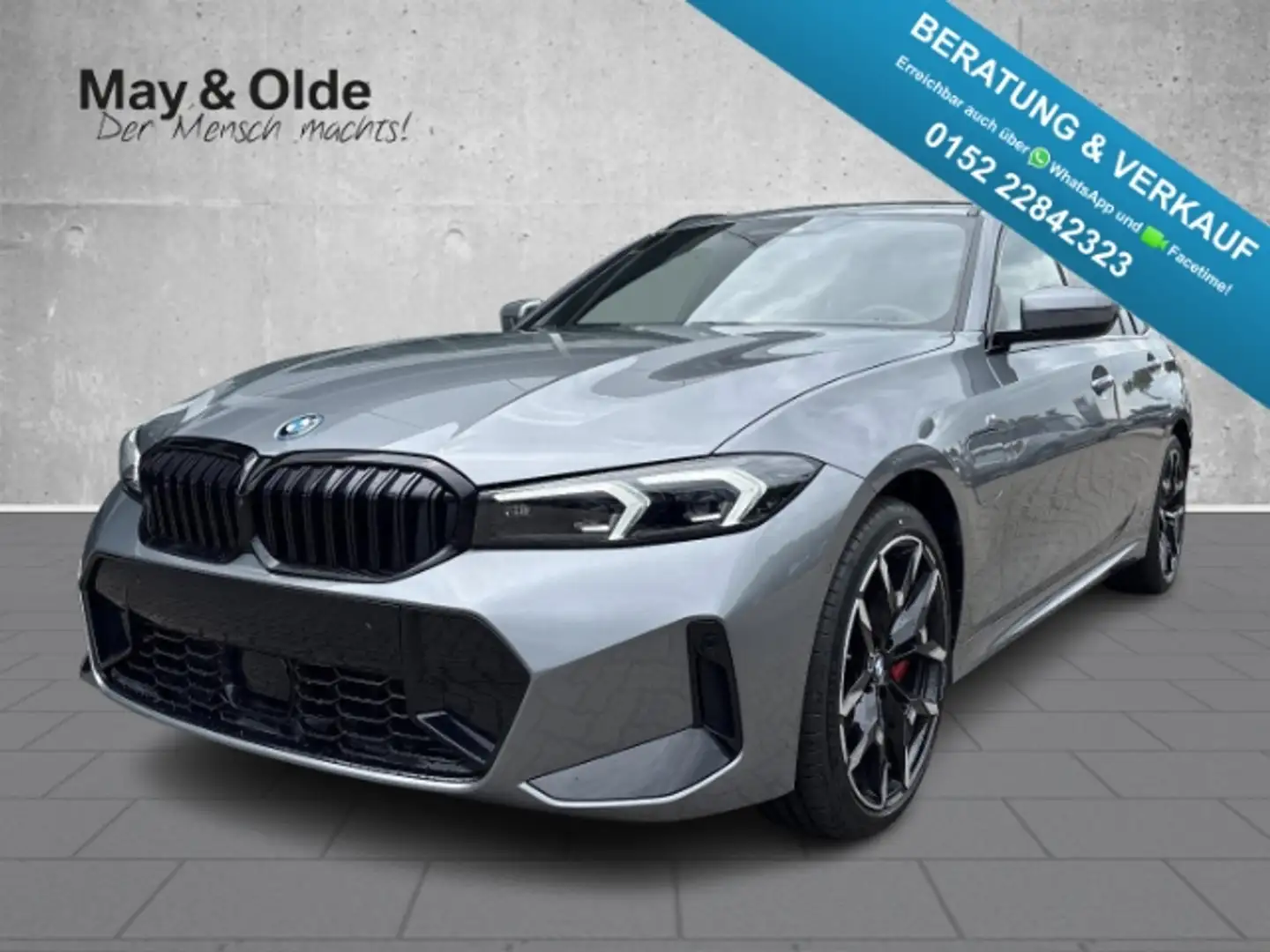 BMW 330 e Touring M-Paket HUD  AHK El. Panodach Panorama N Grau - 1