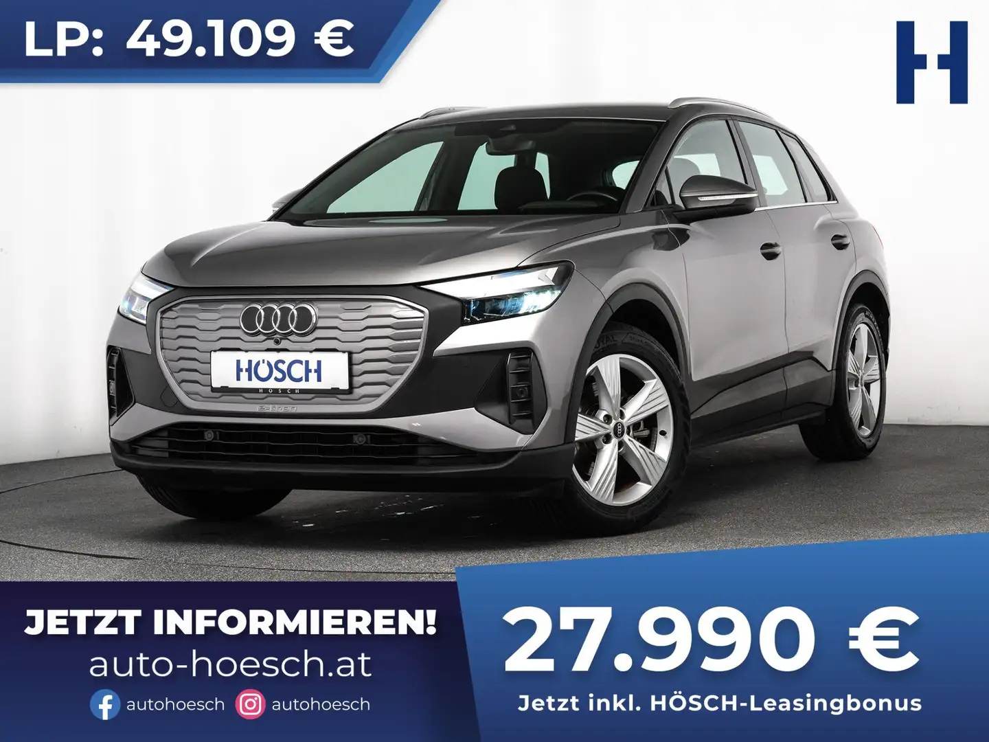 Audi Q4 e-tron 35 ACC ASSISTENZ SITZHZG KEYLESS CARPLAY Grau - 1