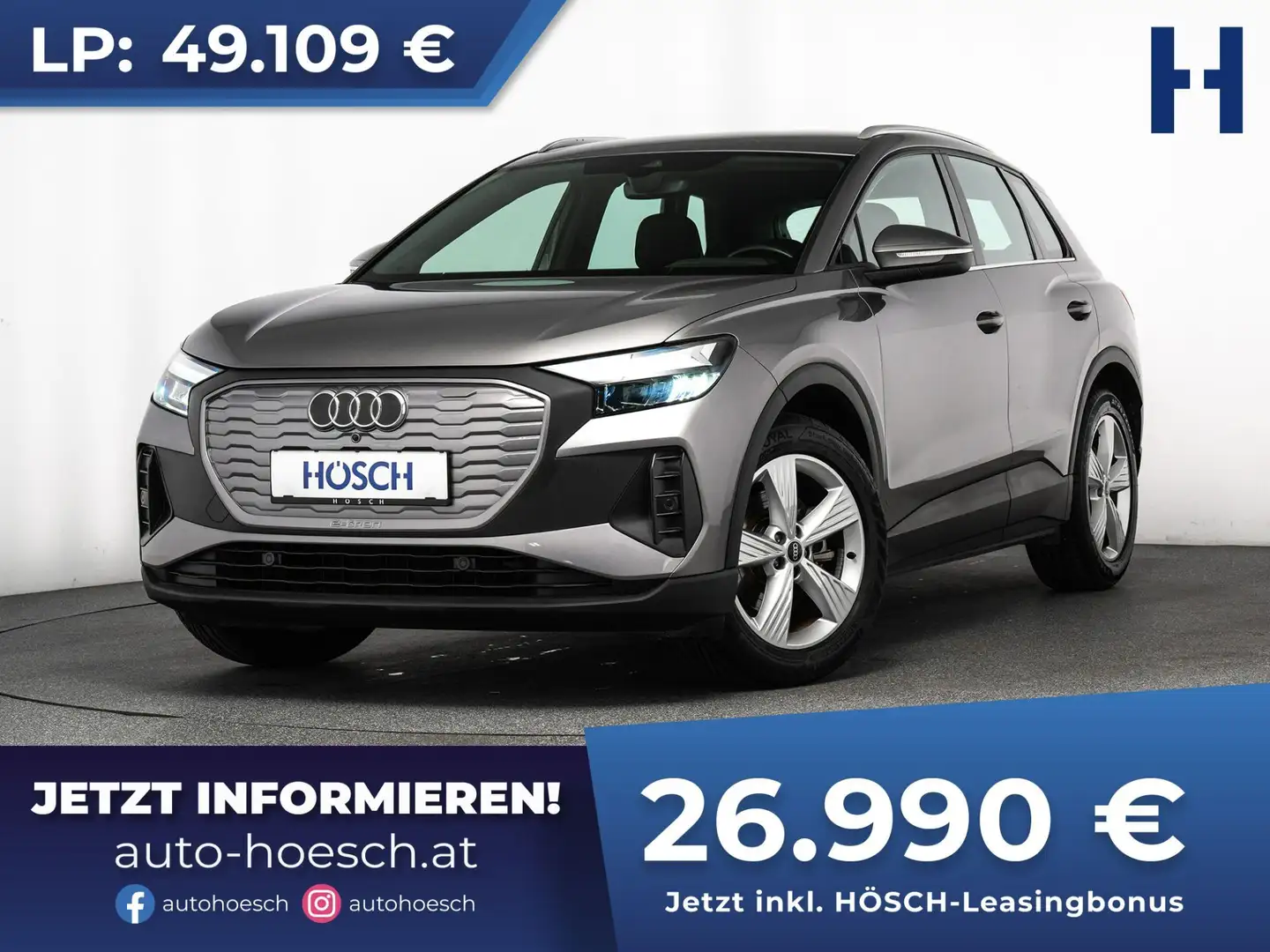 Audi Q4 e-tron 35 ACC ASSISTENZ SITZHZG KEYLESS CARPLAY Grau - 1