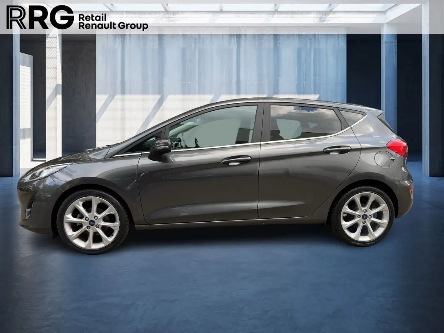 Ford Fiesta 1.0 EcoBoost Titanium Start/Stopp SHZ PDC Grijs - 2