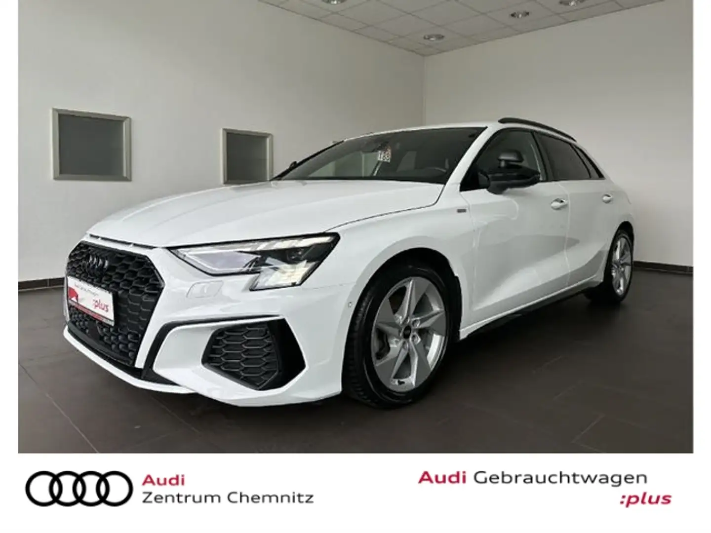 Audi A3 Sportback 35 TDI S LINE+AHZV+FAHRSCHULWAGEN Weiß - 1
