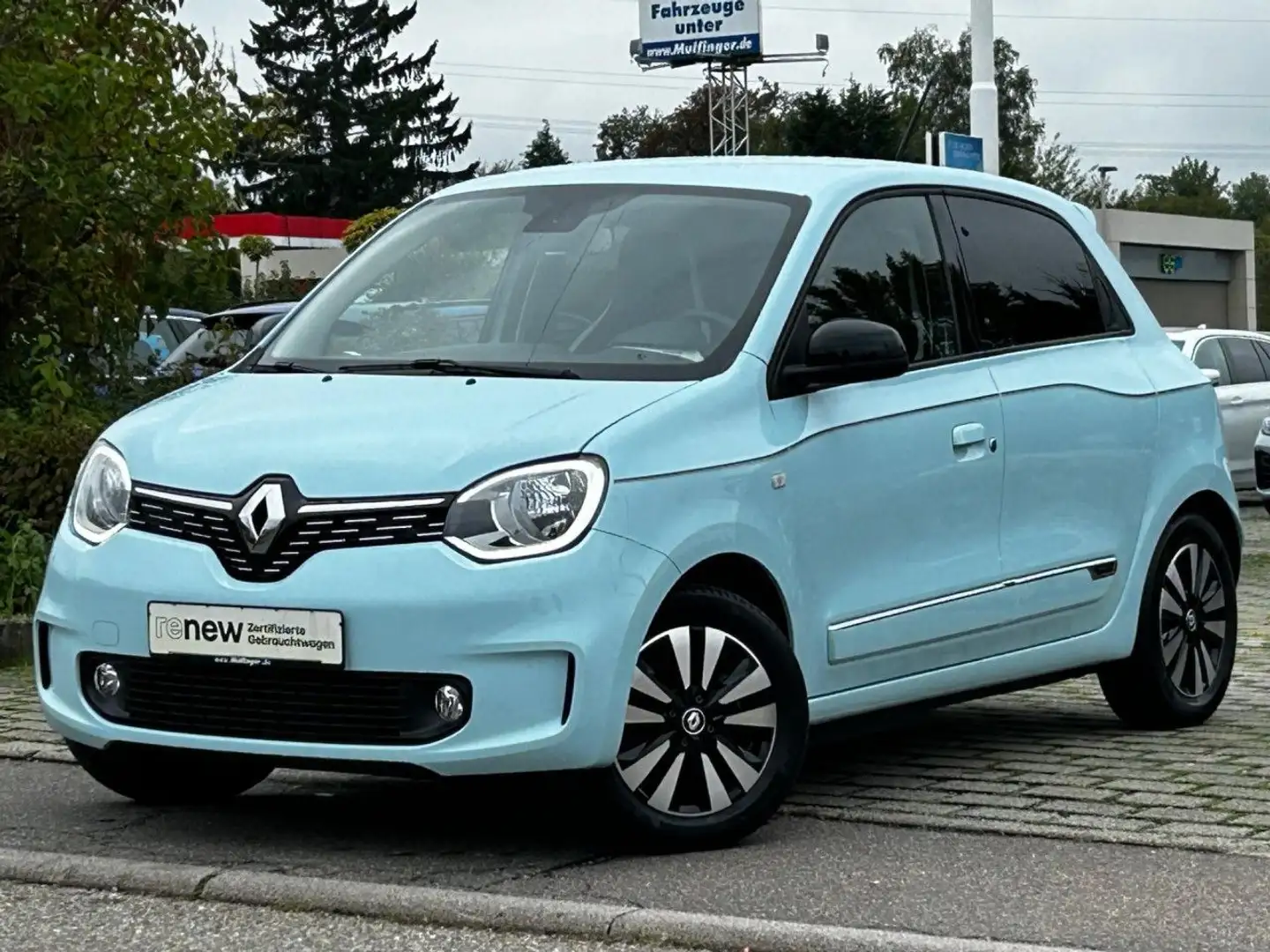 Renault Twingo Electric Techno Sitzh.Kamera Klima Apple Blau - 2