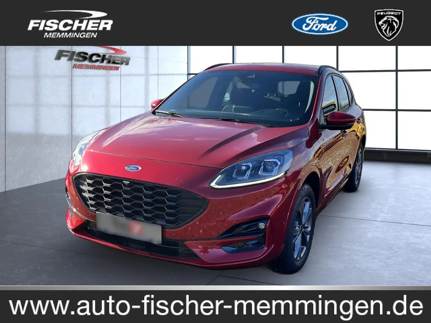 Ford Kuga Plug-In Hybrid ST-Line Bluetooth Navi LED Rouge - 1