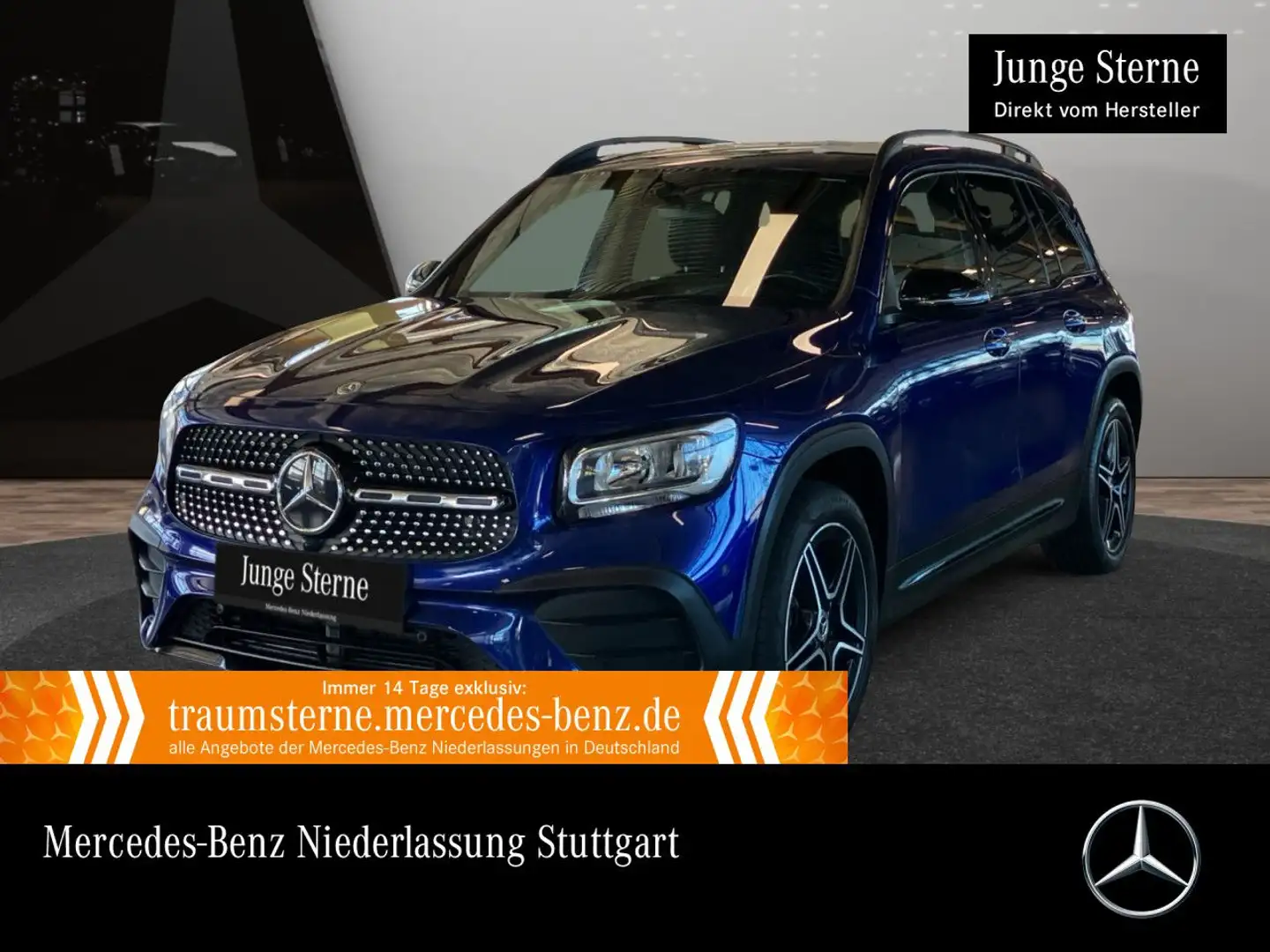 Mercedes-Benz GLB 200 AMG+NIGHT+KAMERA+19"+KEYLESS+7G Blau - 1