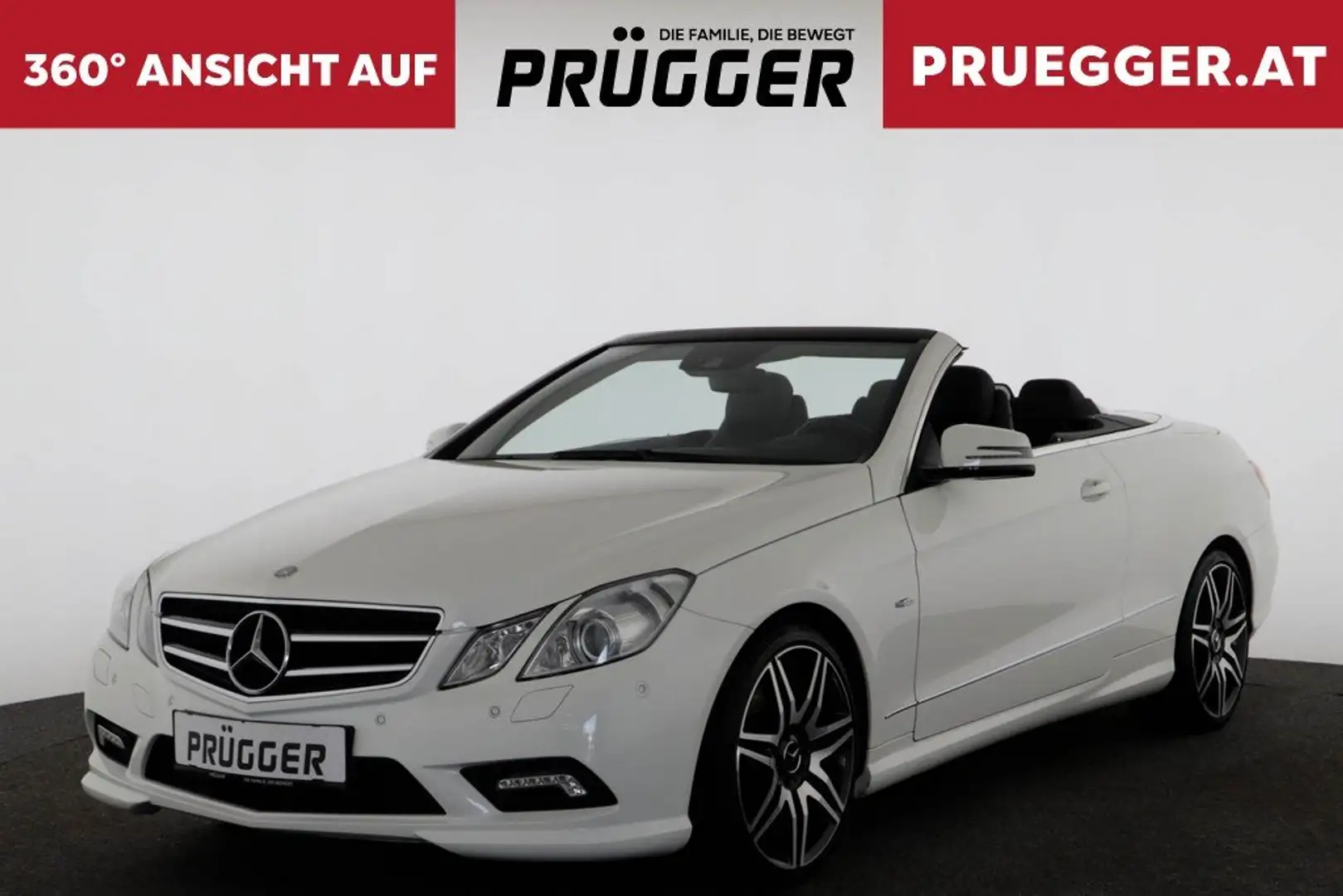 Mercedes-Benz E 350 CGI Cabrio Autom AMG-LINE XENON NAVI LEDER Weiß - 1