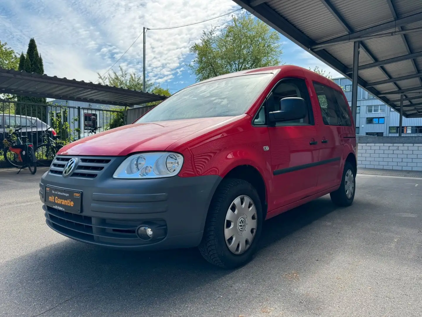 Volkswagen Caddy Life*2.Hand*Klima*1.6 Ltr*TÜV NEU* Roşu - 2