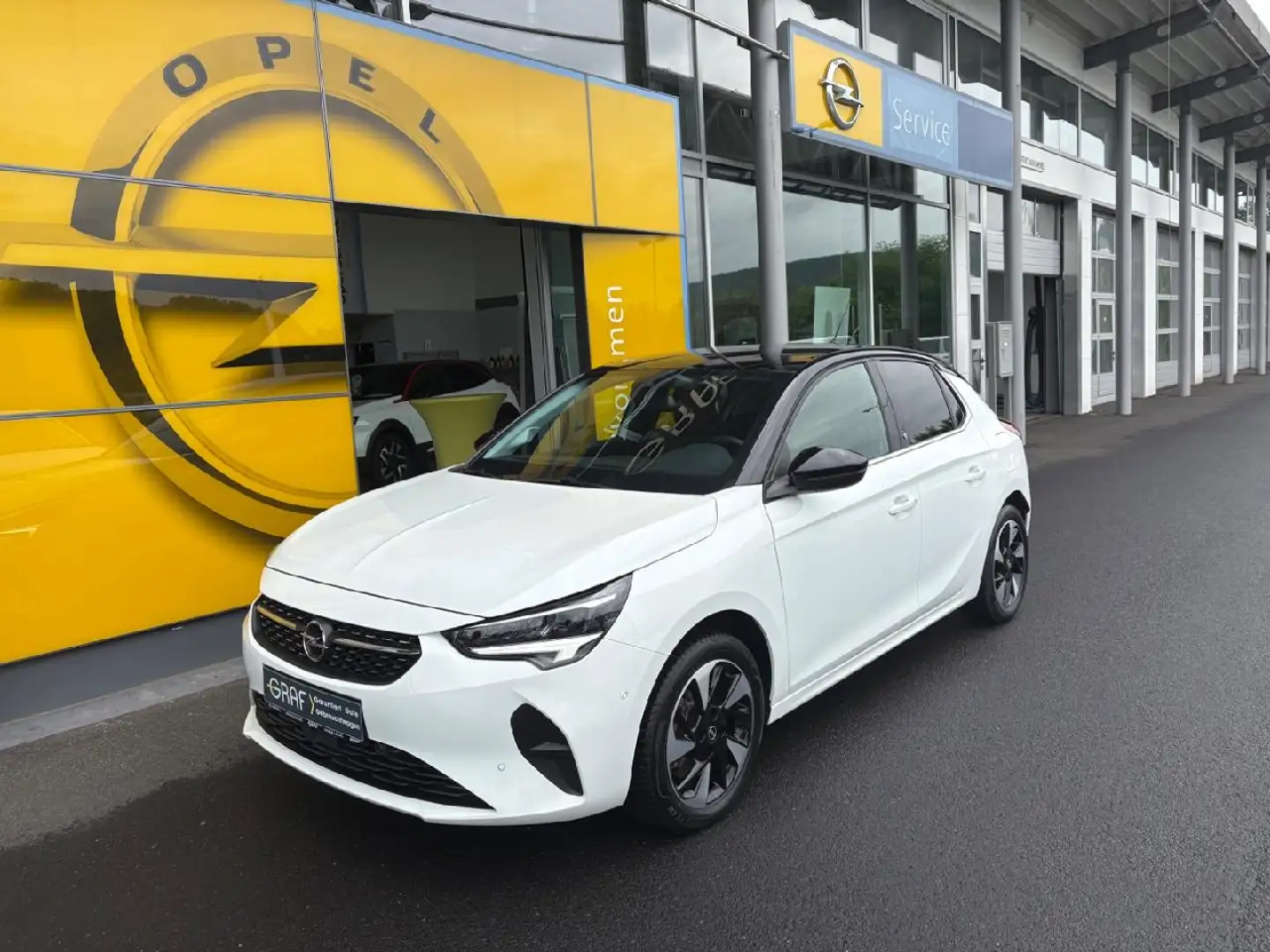 Opel Corsa-e Corsa-e Elegance*11 kW Charger*LED*LHZ*SHZvo.* Weiß - 1