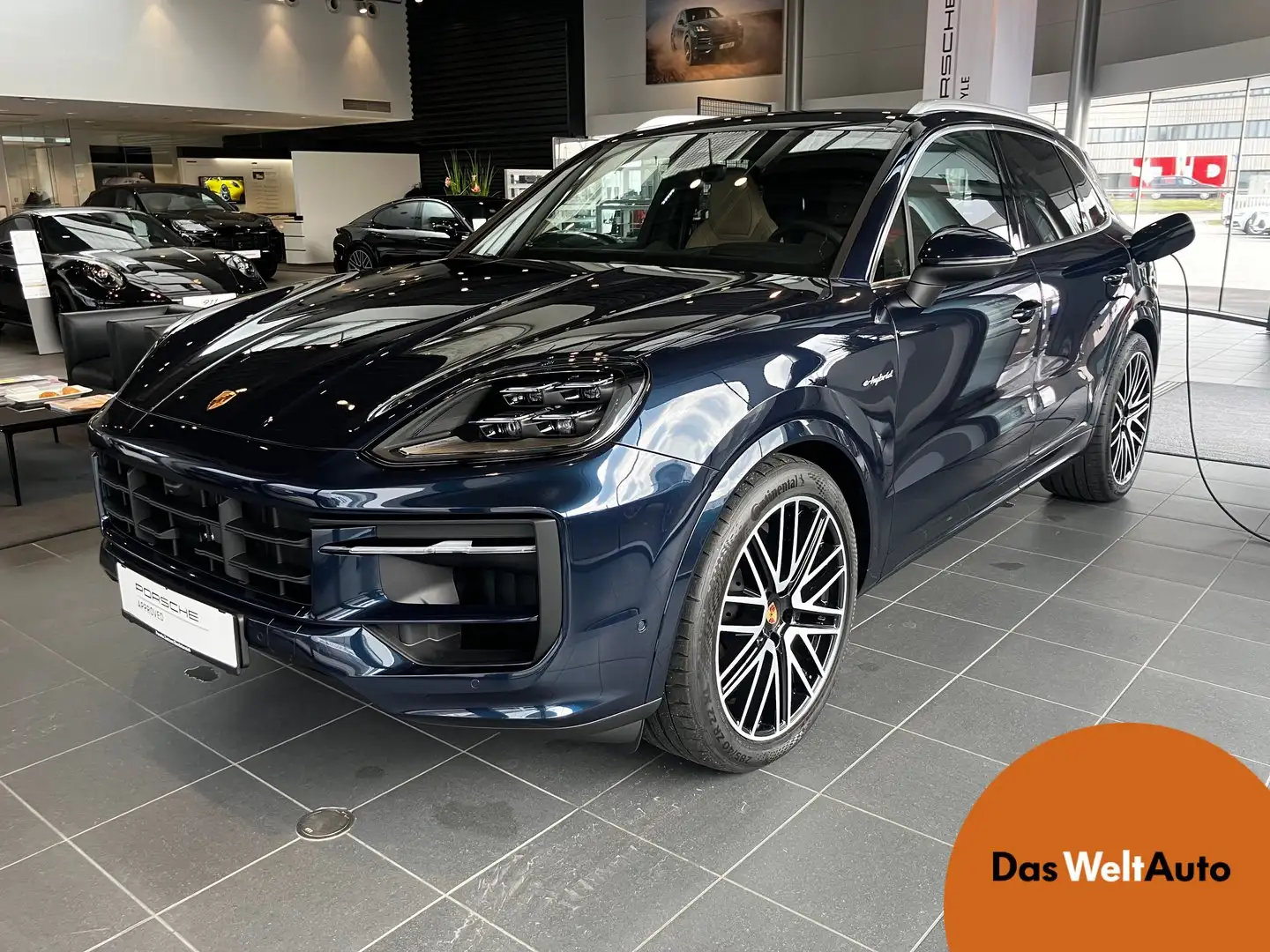 Porsche Cayenne E-Hybrid Blau - 1