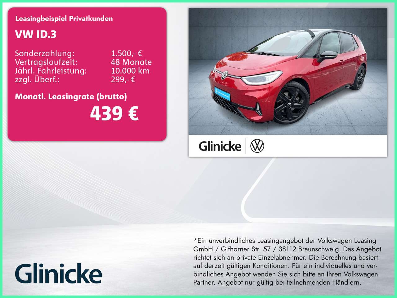 Volkswagen ID.3 — Volkswagen ID.3 GTX Performance W-Pumpe/HuD/h&k/Nav/Memory/