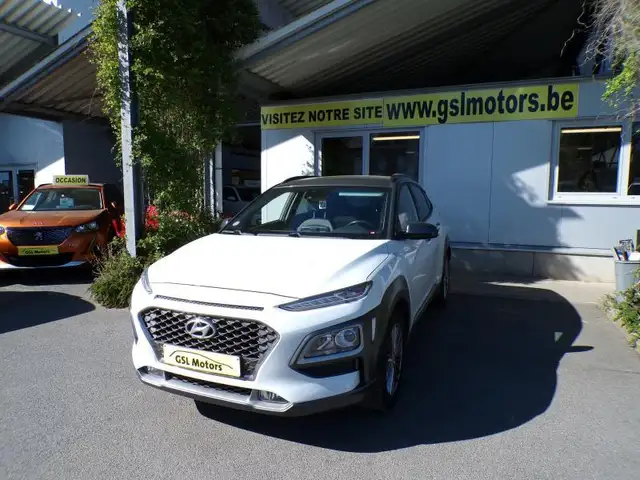 Hyundai KONA 1.0 120cv blanc 10/19 Airco GPS Camera Cruise