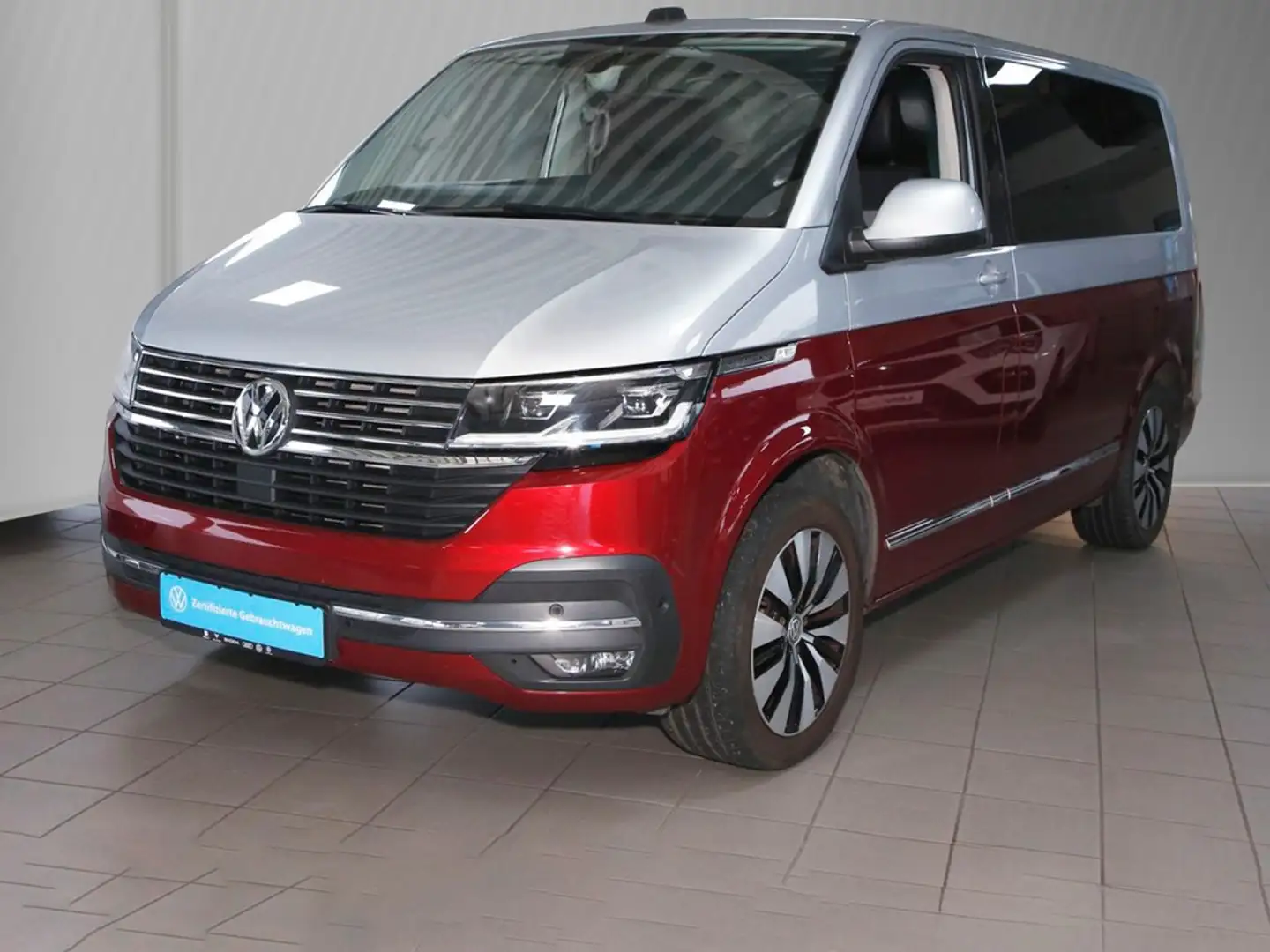 Volkswagen T6 Multivan T6.1 2.0 TDI Generation Six 18" AHK Navi+VC ACC... Rot - 2