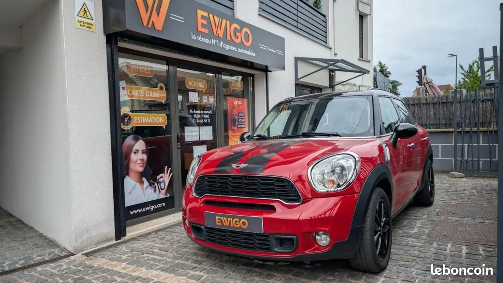 MINI Cooper Countryman 1.6 185ch COOPER S PACK JOHN WORKS Roşu - 1