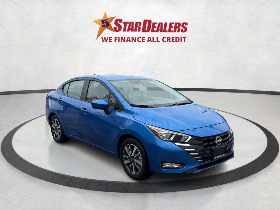 Blue 2023 Nissan Versa SV FWD Sedan Front-Wheel Drive Automatic