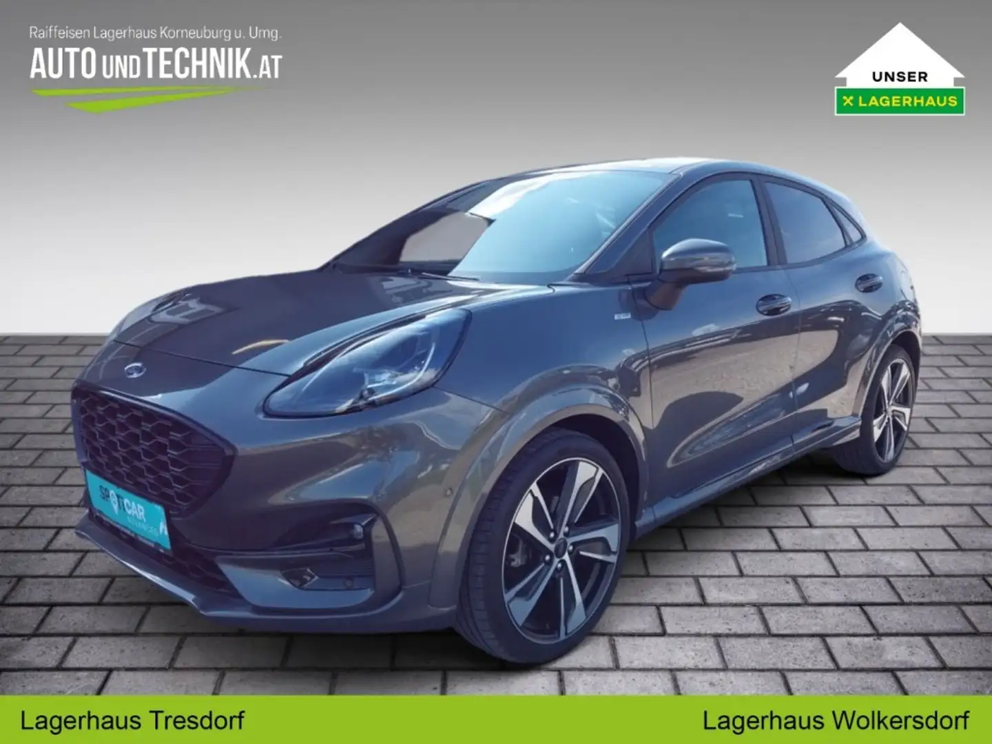 Ford Puma 1,0 EcoBoost Hybrid ST-Linde X aut. Grau - 1